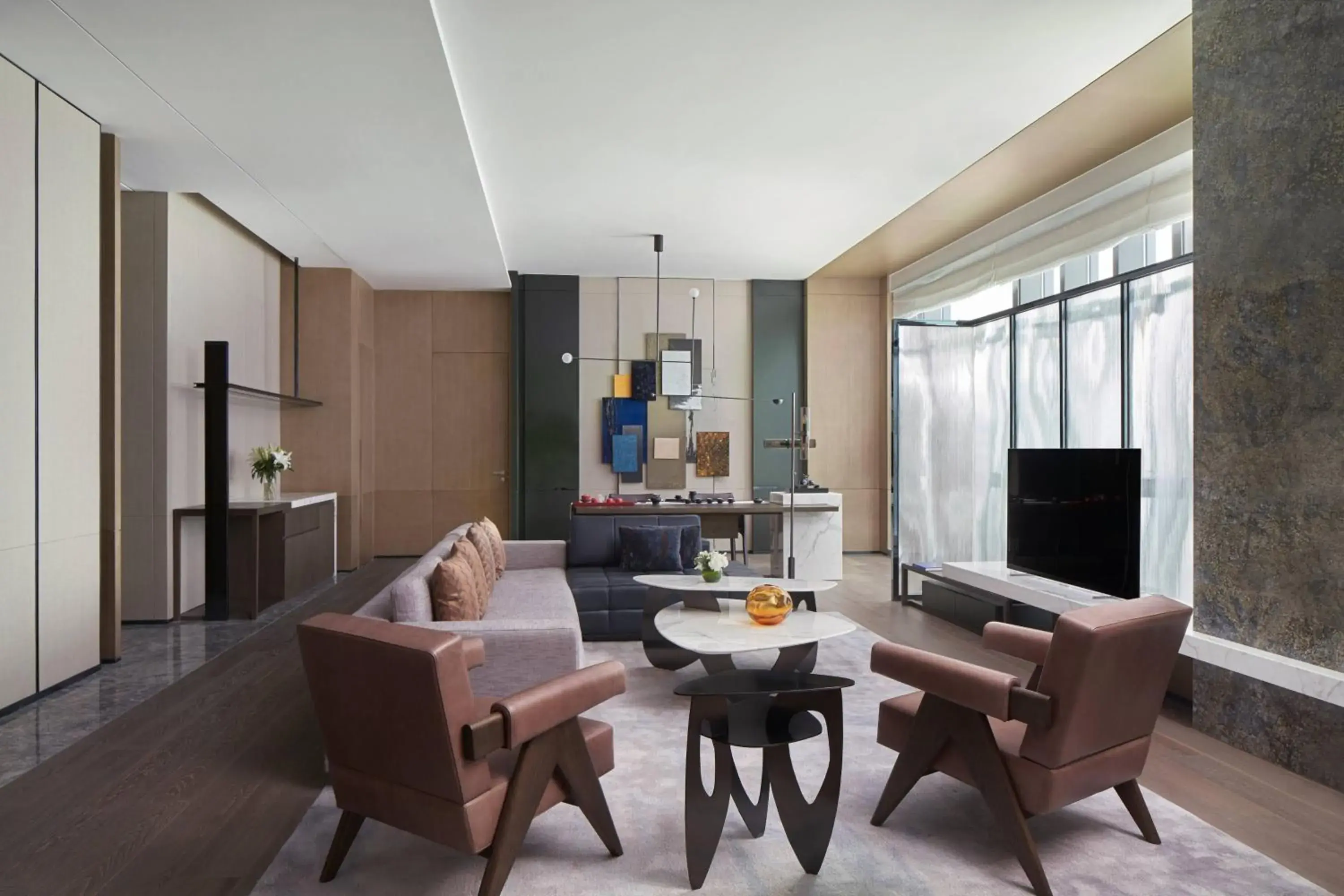 Living room, Seating Area in Fuzhou Marriott Hotel Riverside