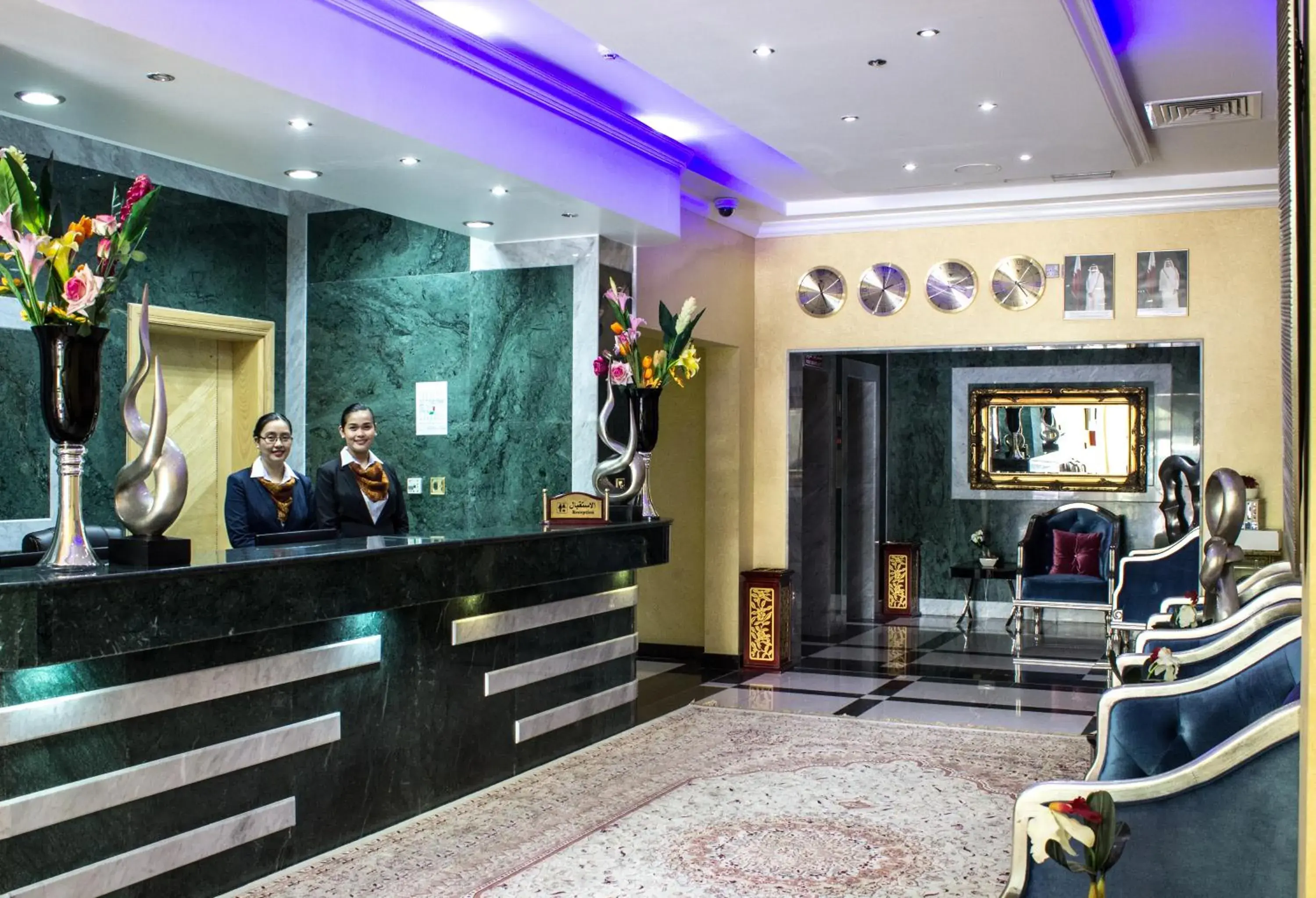 Staff, Lobby/Reception in Doha Dynasty Hotel