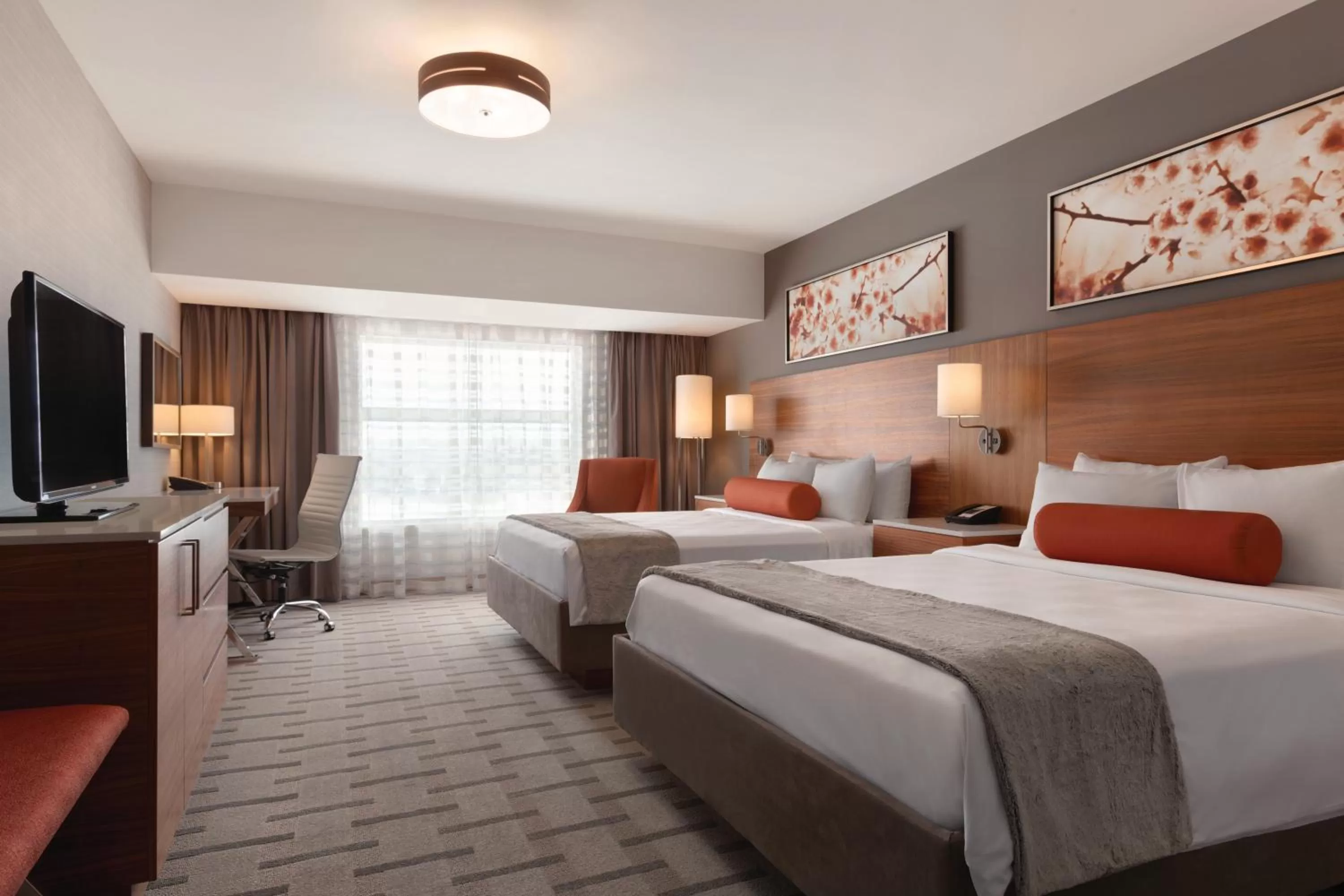 Photo of the whole room, Bed in Radisson Hotel & Conference Centre Calgary Airport