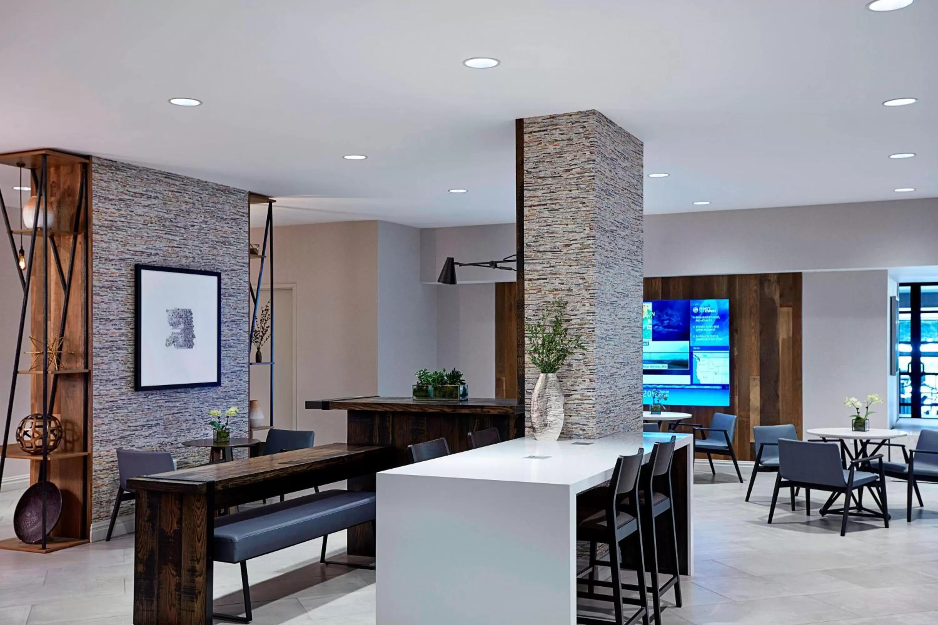 Lobby or reception in Bethesda Marriott