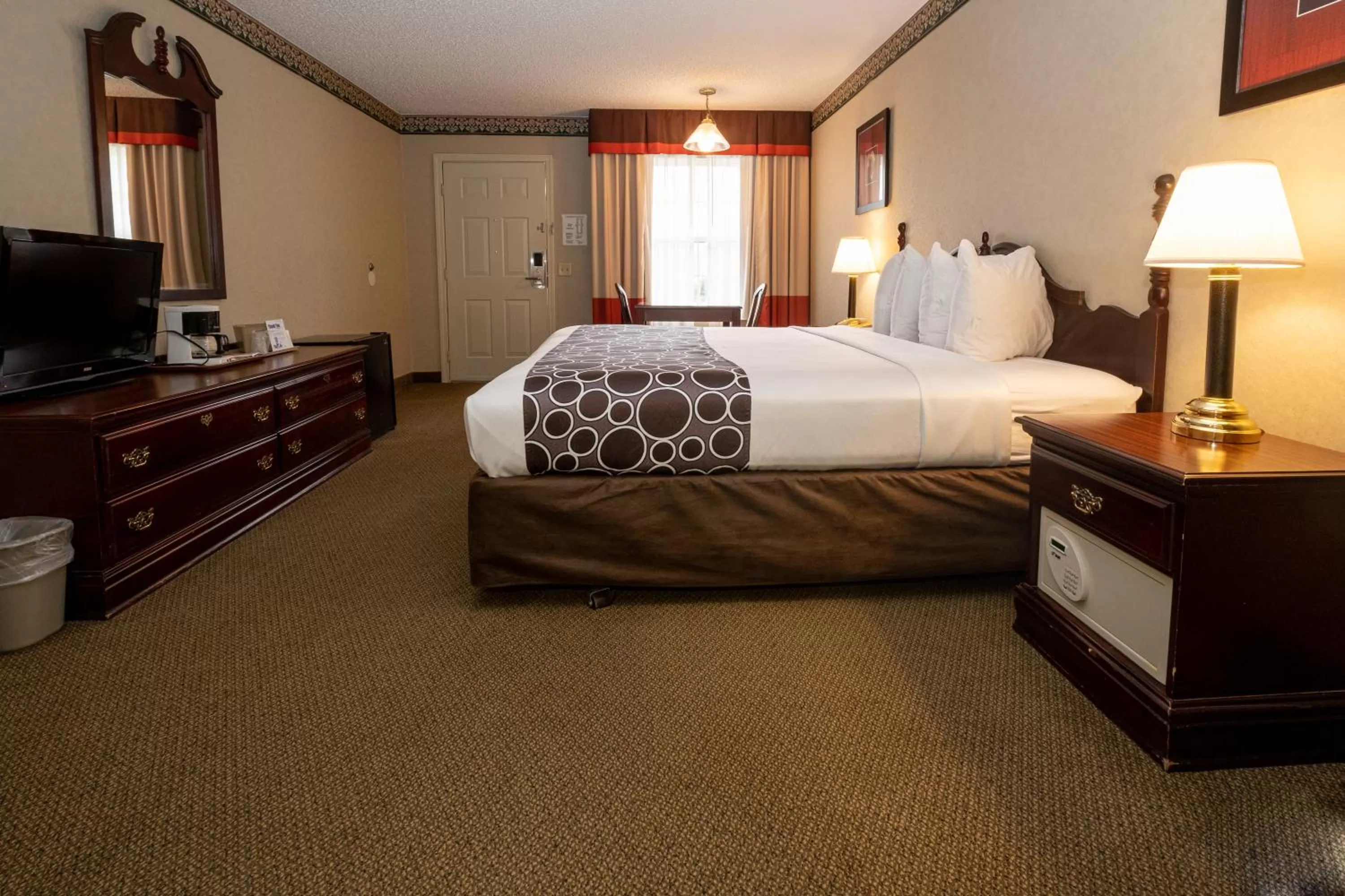 Photo of the whole room, Bed in Hilltop Inn & Suites, near Foxwoods Casino