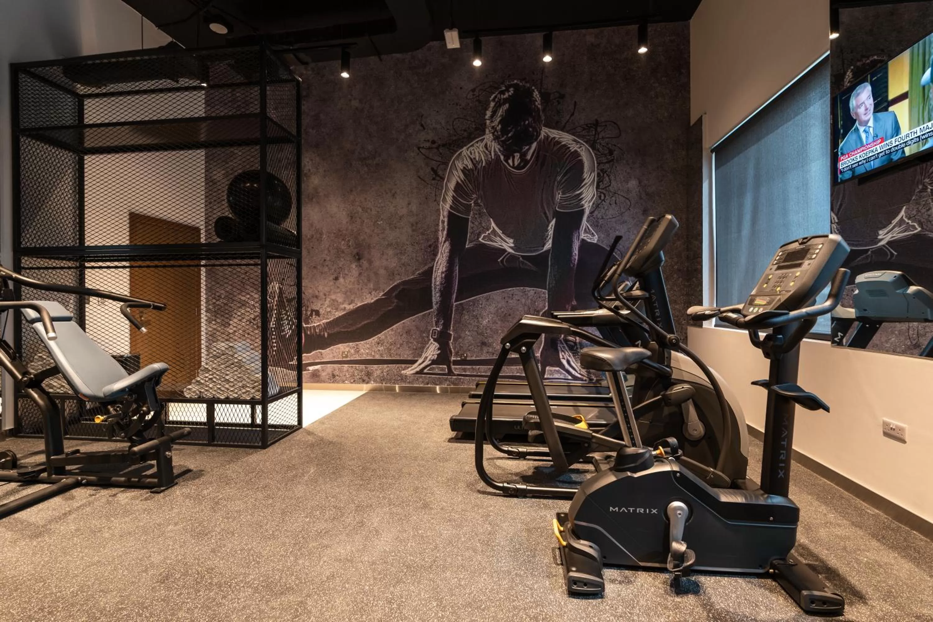 Fitness centre/facilities in Studio One Hotel