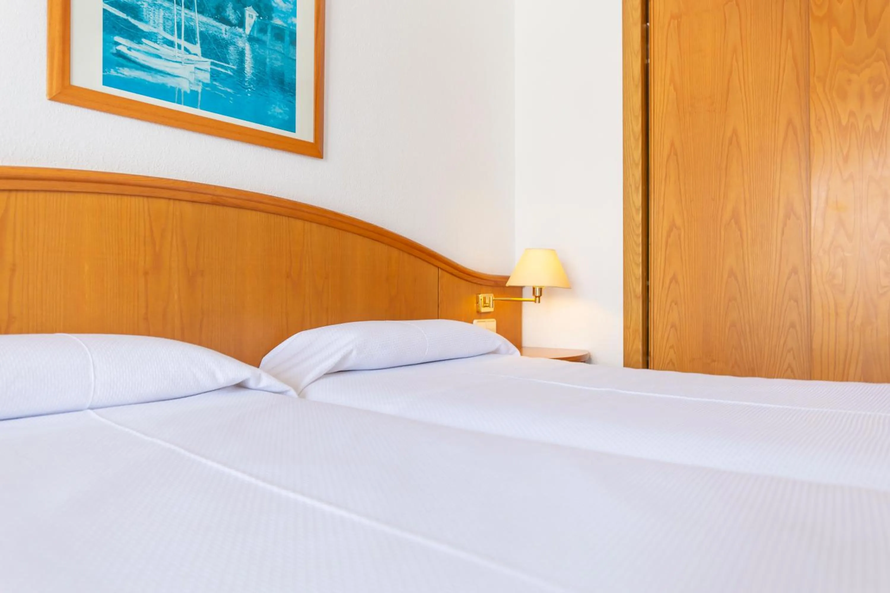 Bed in Hotel Ramblamar