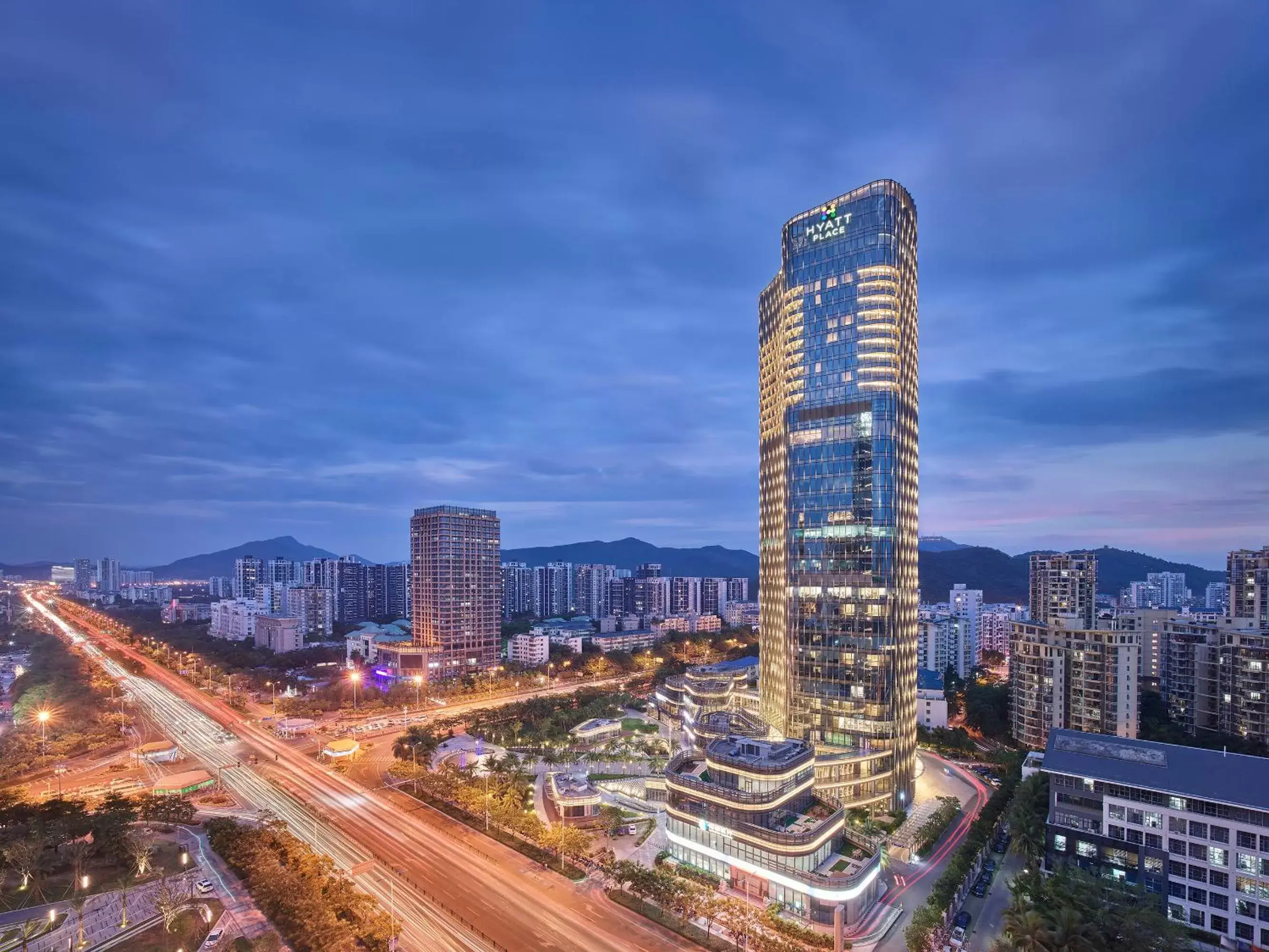 Bird's eye view in Hyatt Place Sanya City Center