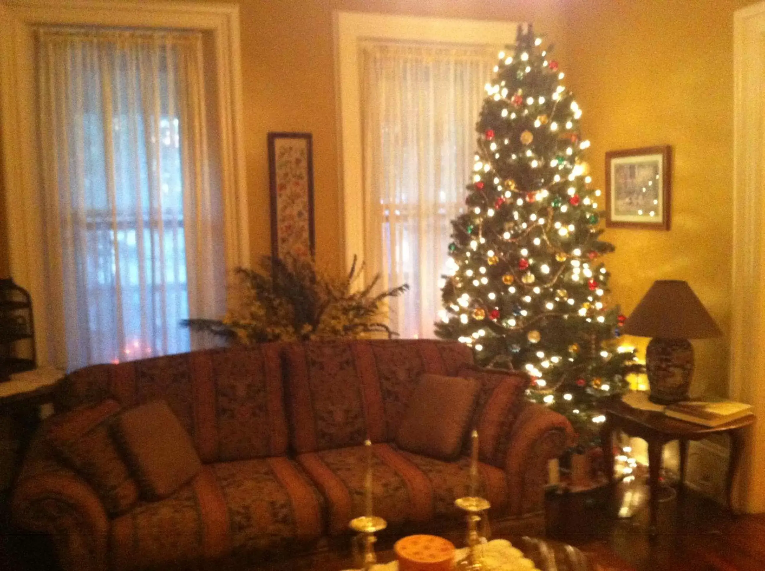 Winter, Seating Area in Bayberry House Bed and Breakfast