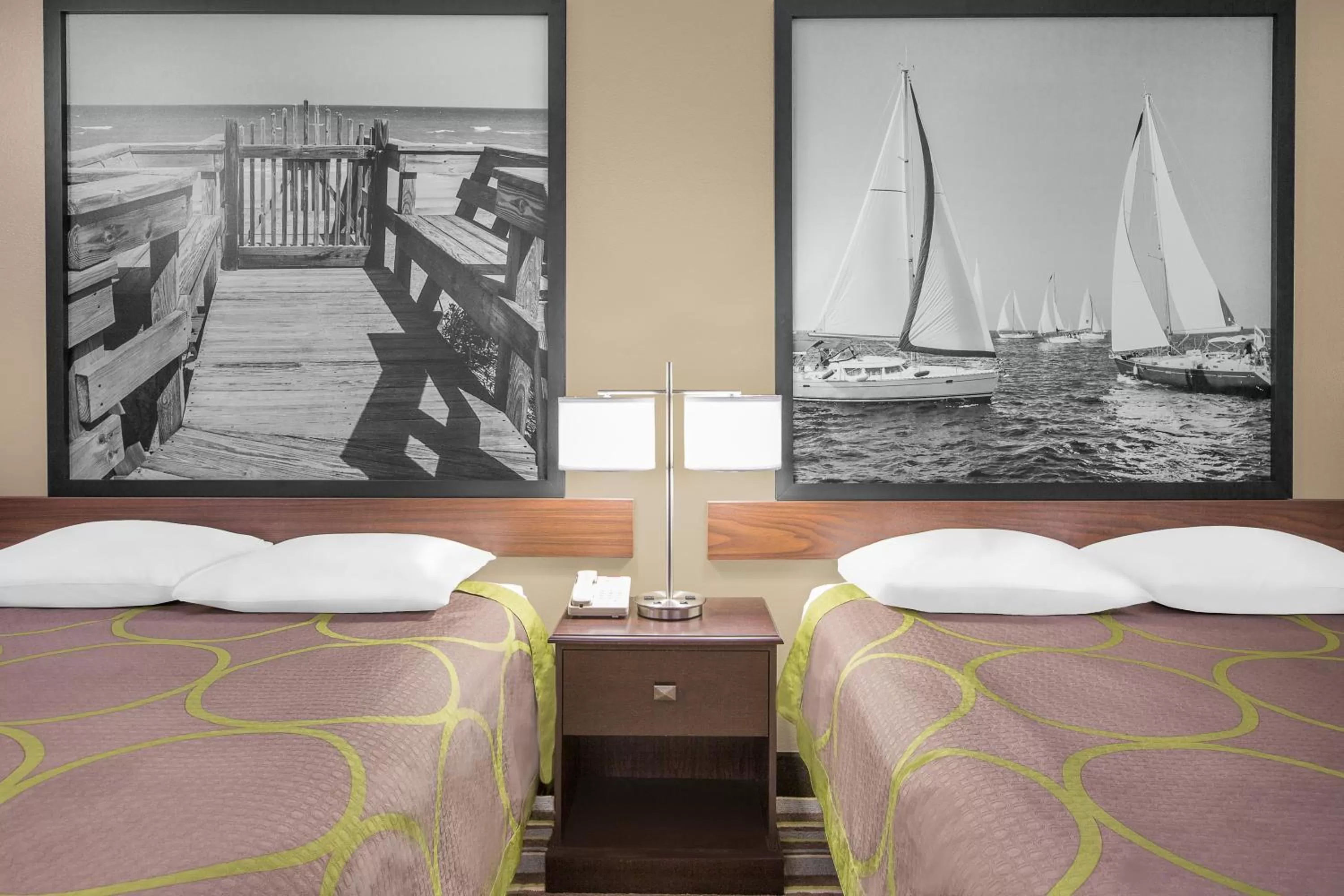 Bed in Super 8 by Wyndham Bay St. Louis