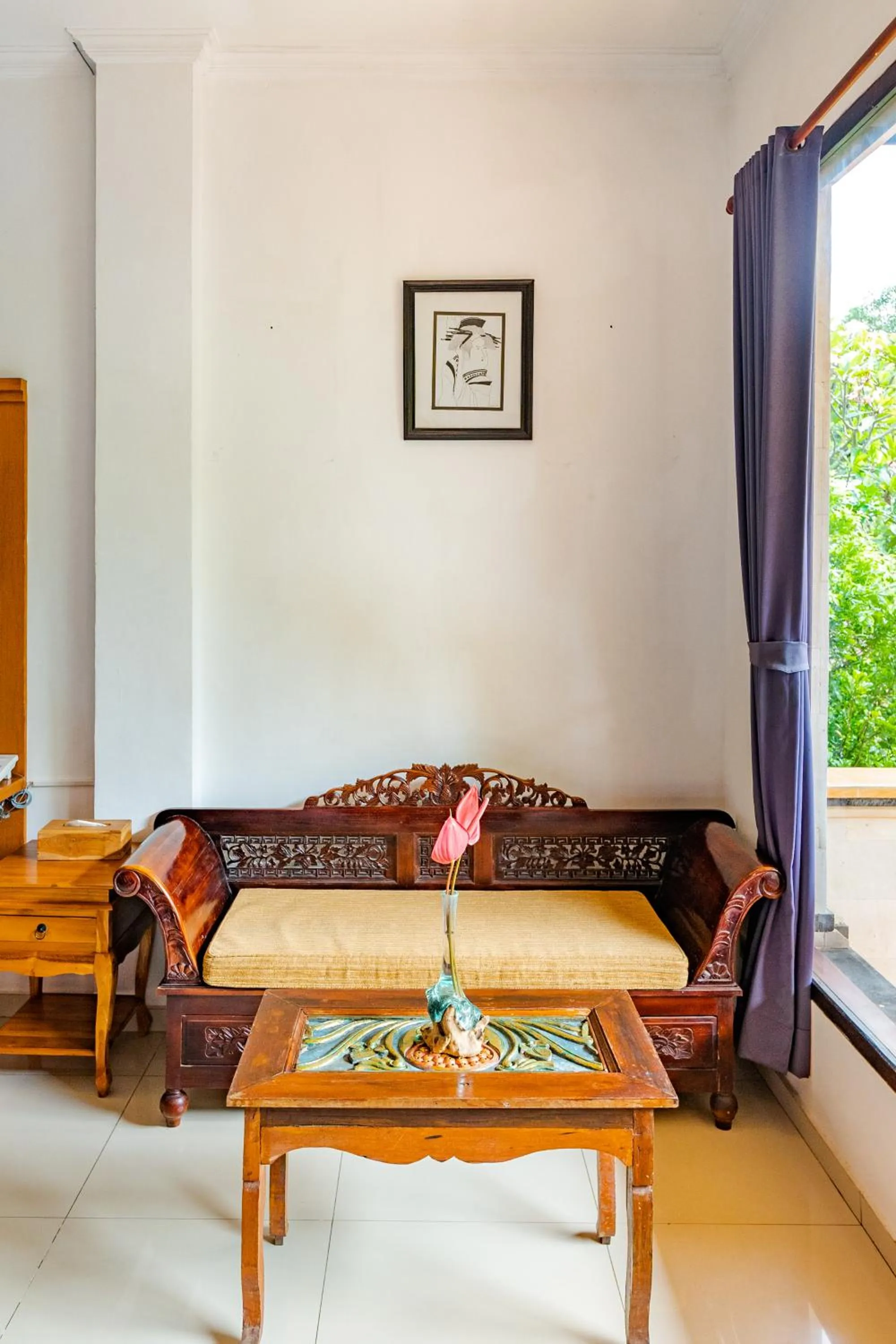 Seating area in Dewangga Ubud