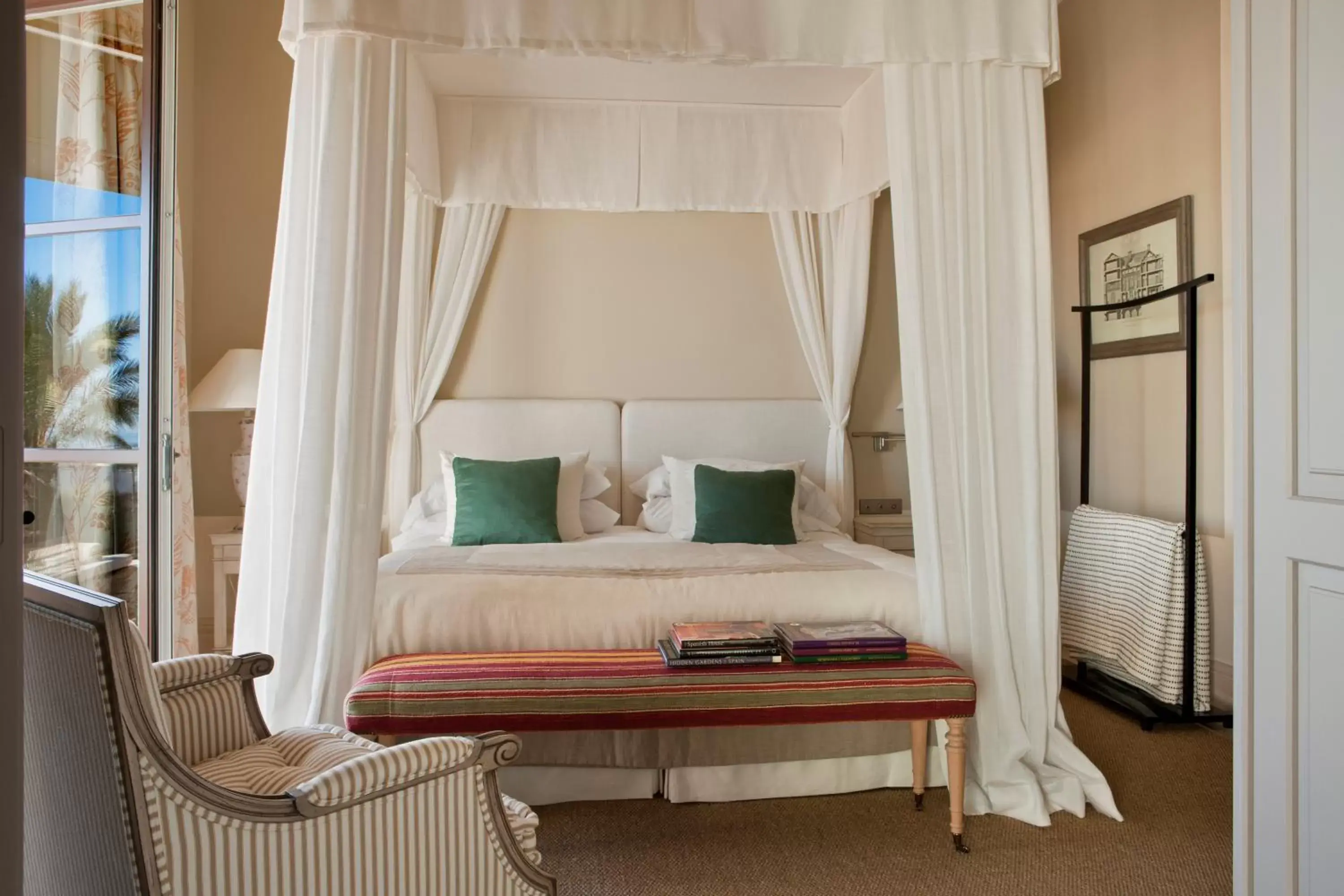 Bed in Finca Cortesin Hotel Golf & Spa