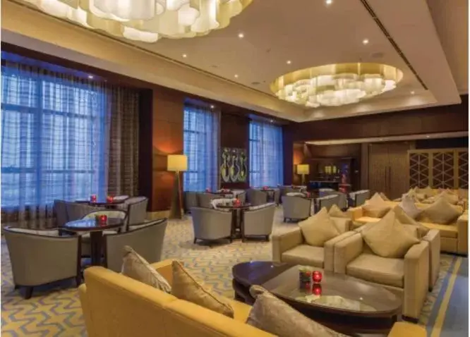 Lobby or reception, Lounge/Bar in Crimson Hotel Filinvest City, Manila