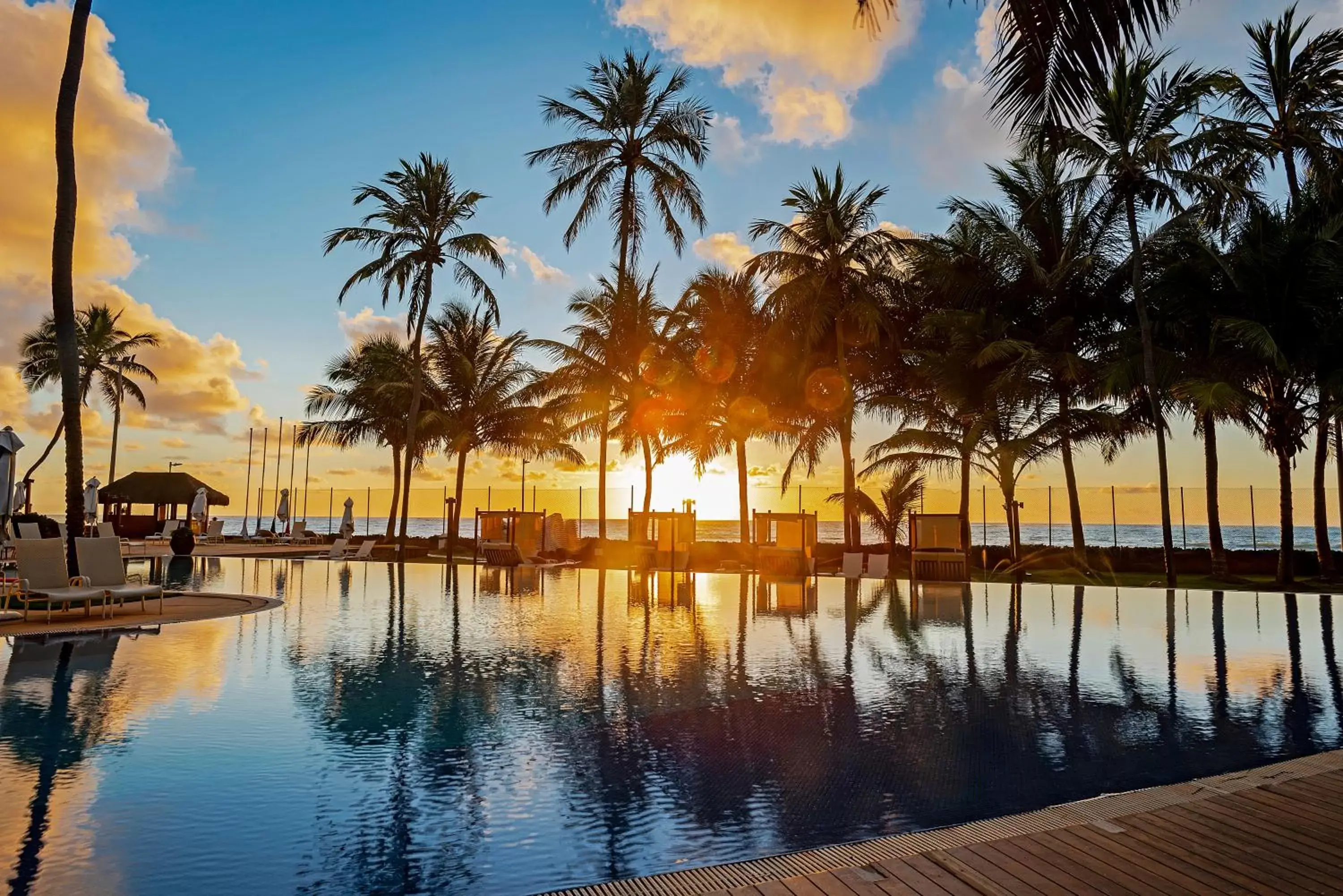 Natural landscape, Swimming Pool in Jatiúca Suites Resort by Slaviero Hotéis