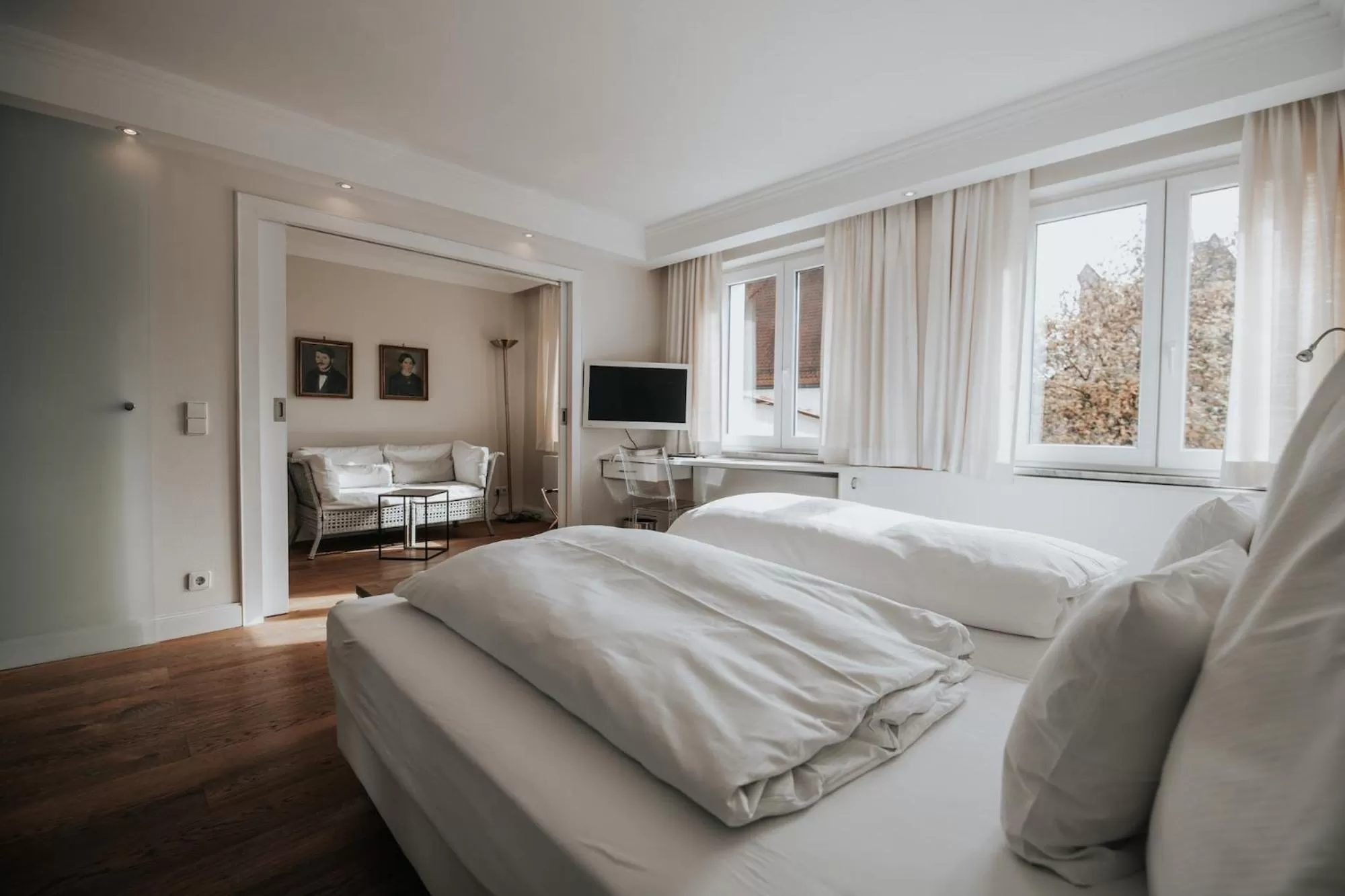 Photo of the whole room, Bed in Boutique Hotel am Rathaus - Reblaus