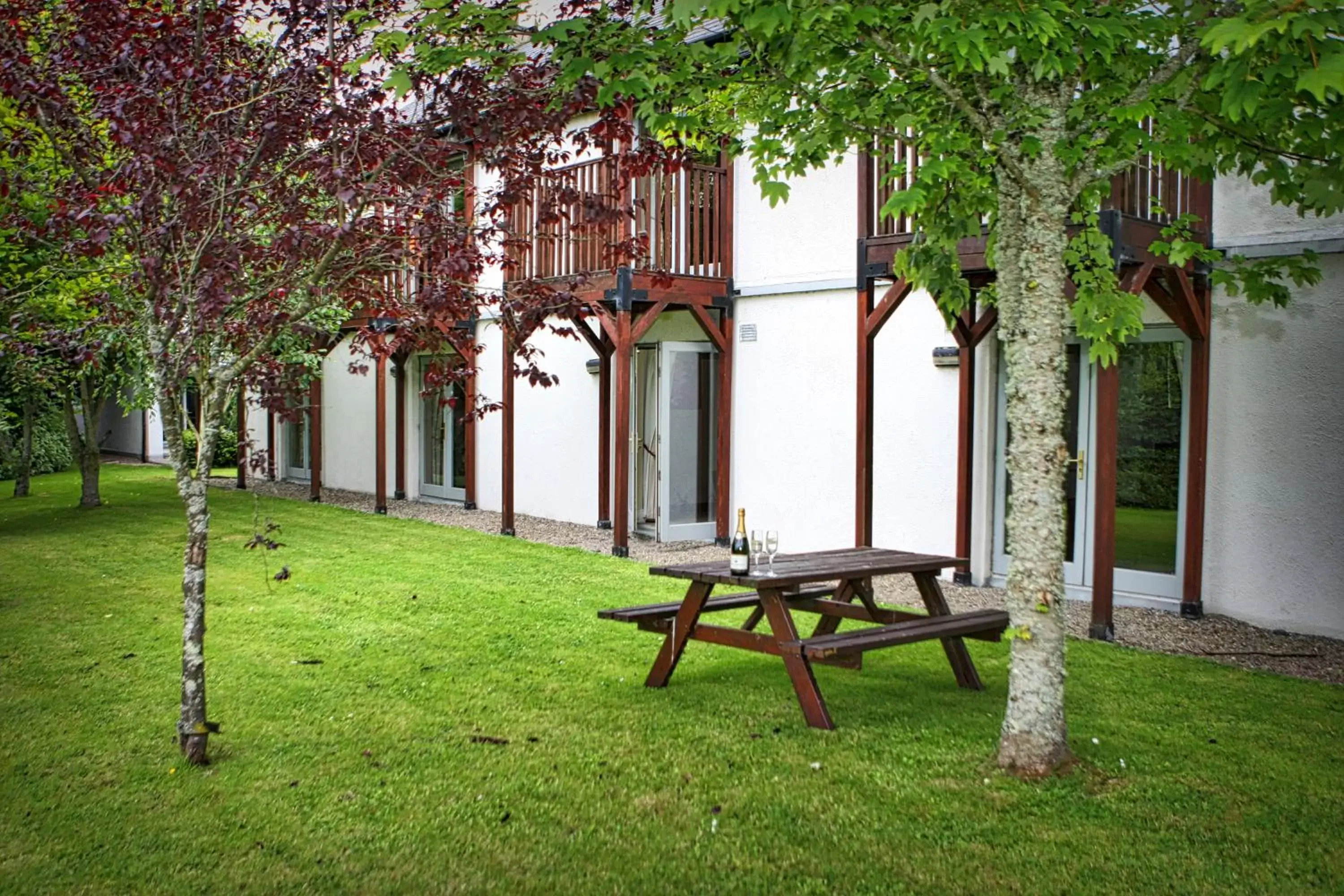 Patio/Outdoor Area in Castle Oaks House Hotel