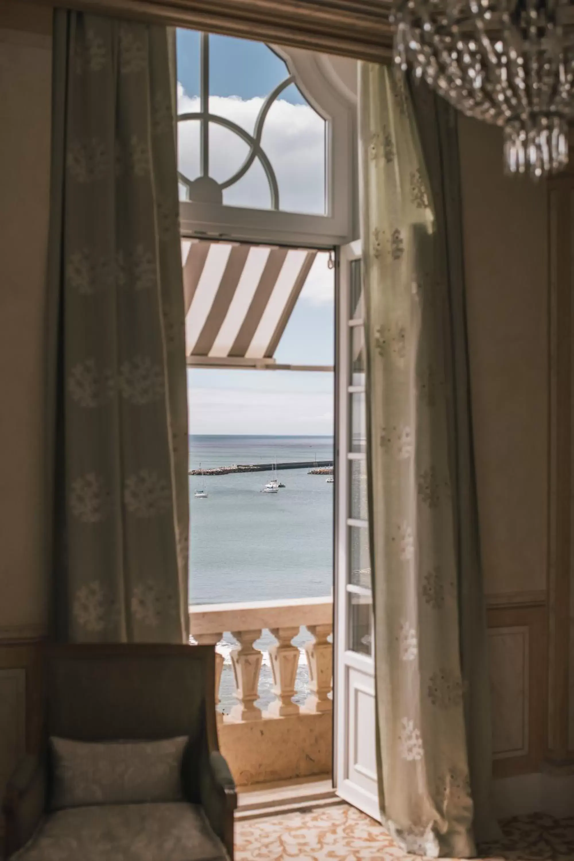 Balcony/Terrace, Sea View in Estoril Vintage Hotel