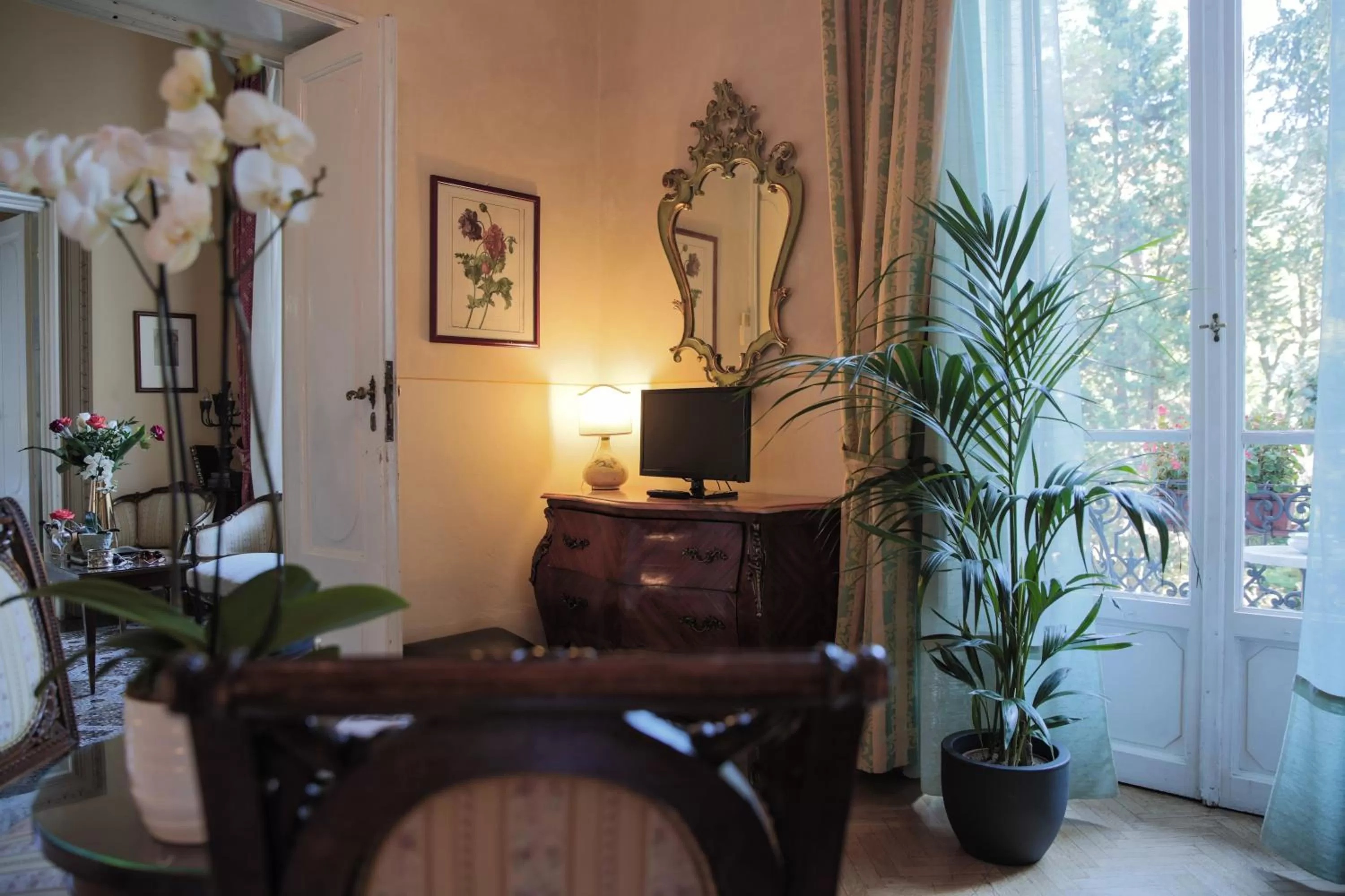 Garden view in Hotel Villa Liana