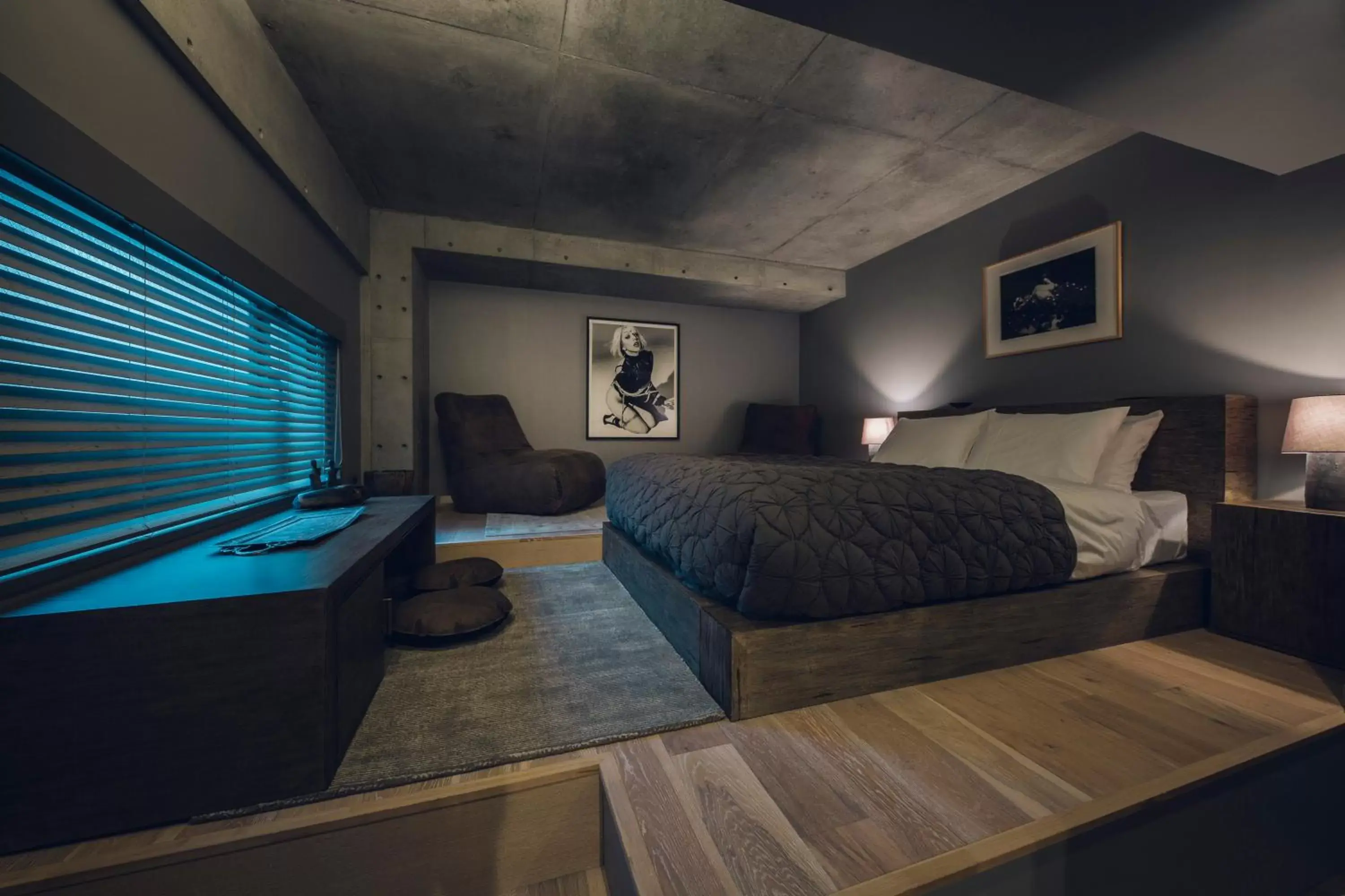 Bed in node hotel