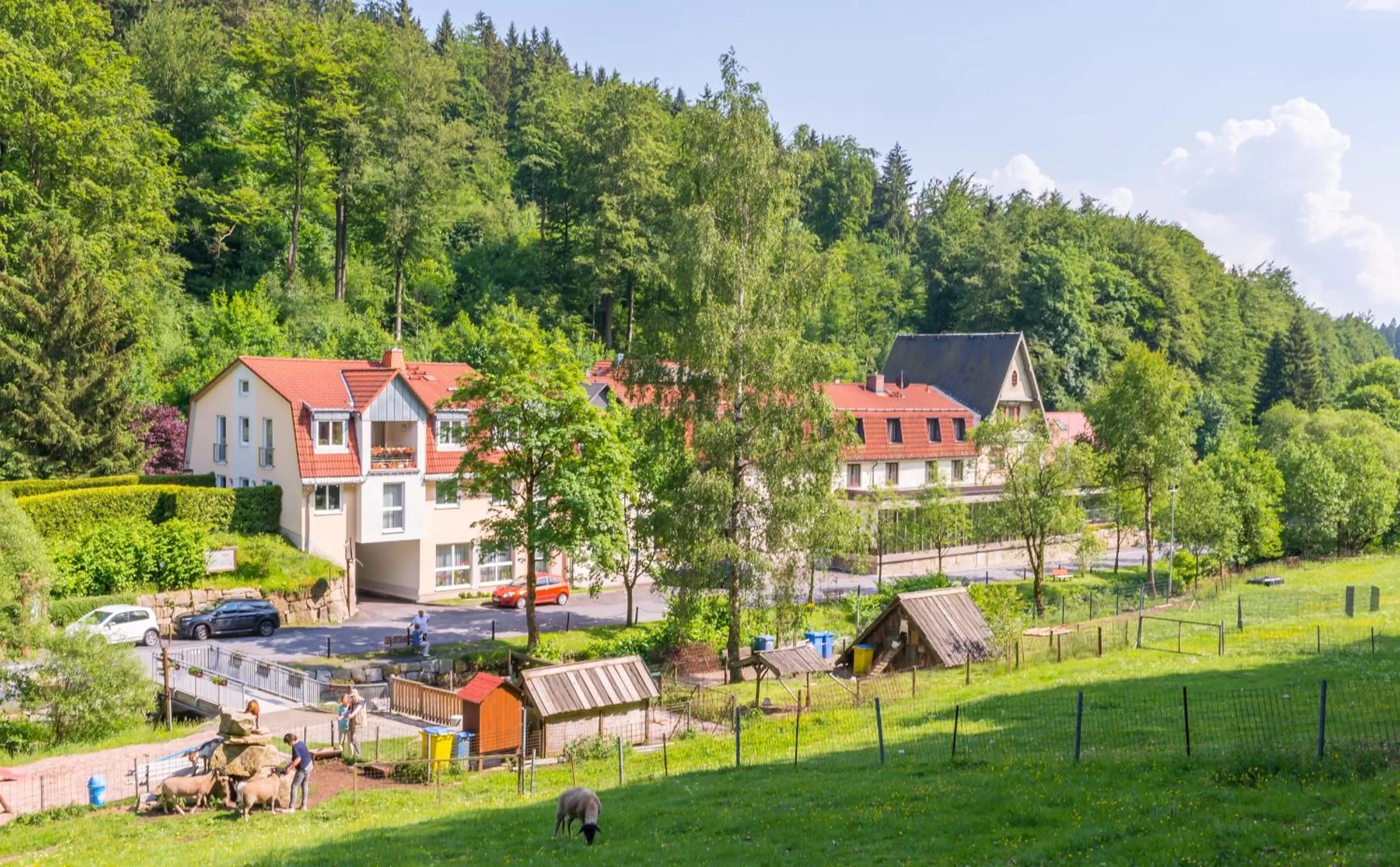 Property building in Hotel Waldmühle