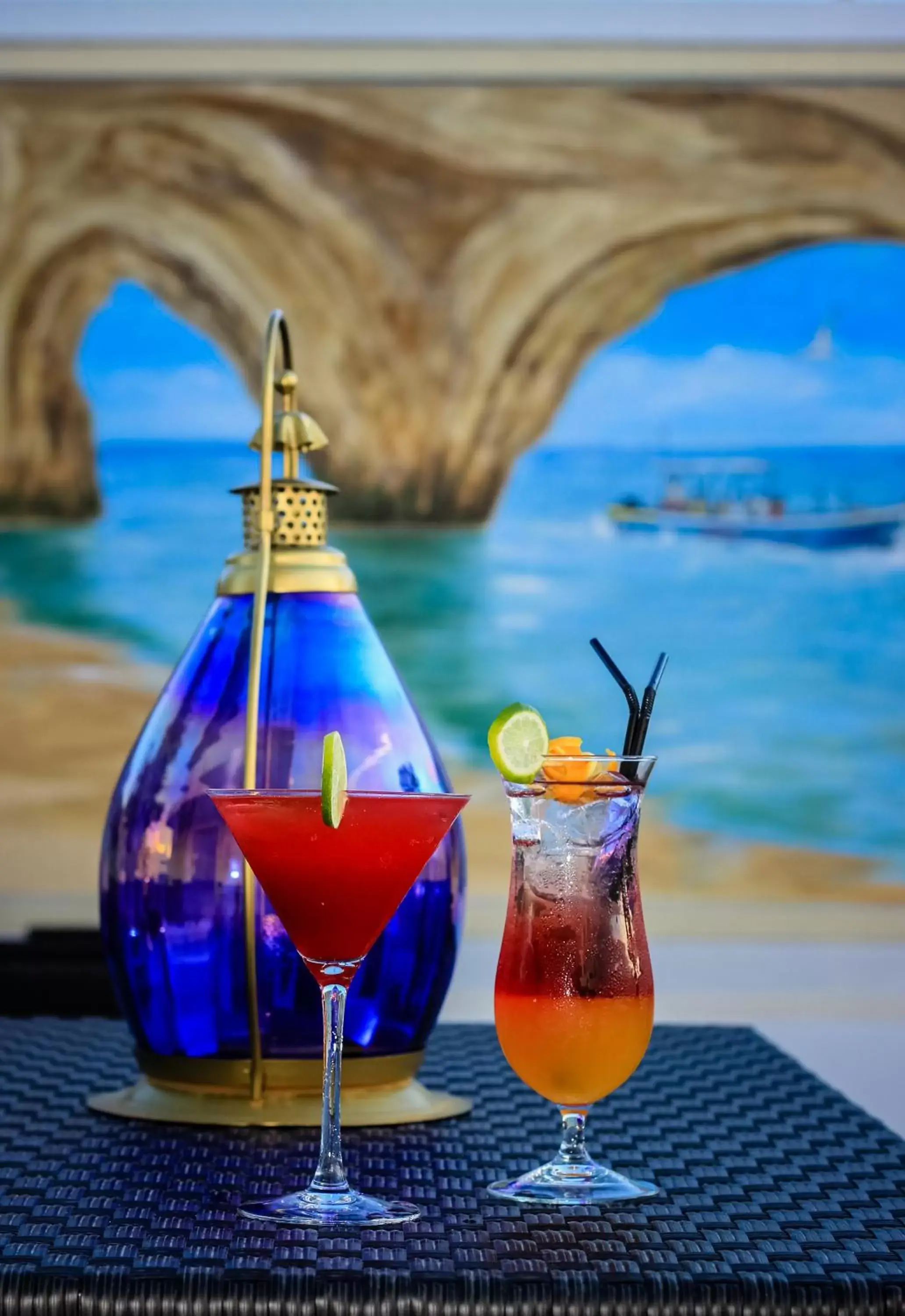 Decorative detail, Drinks in Lagoa Hotel