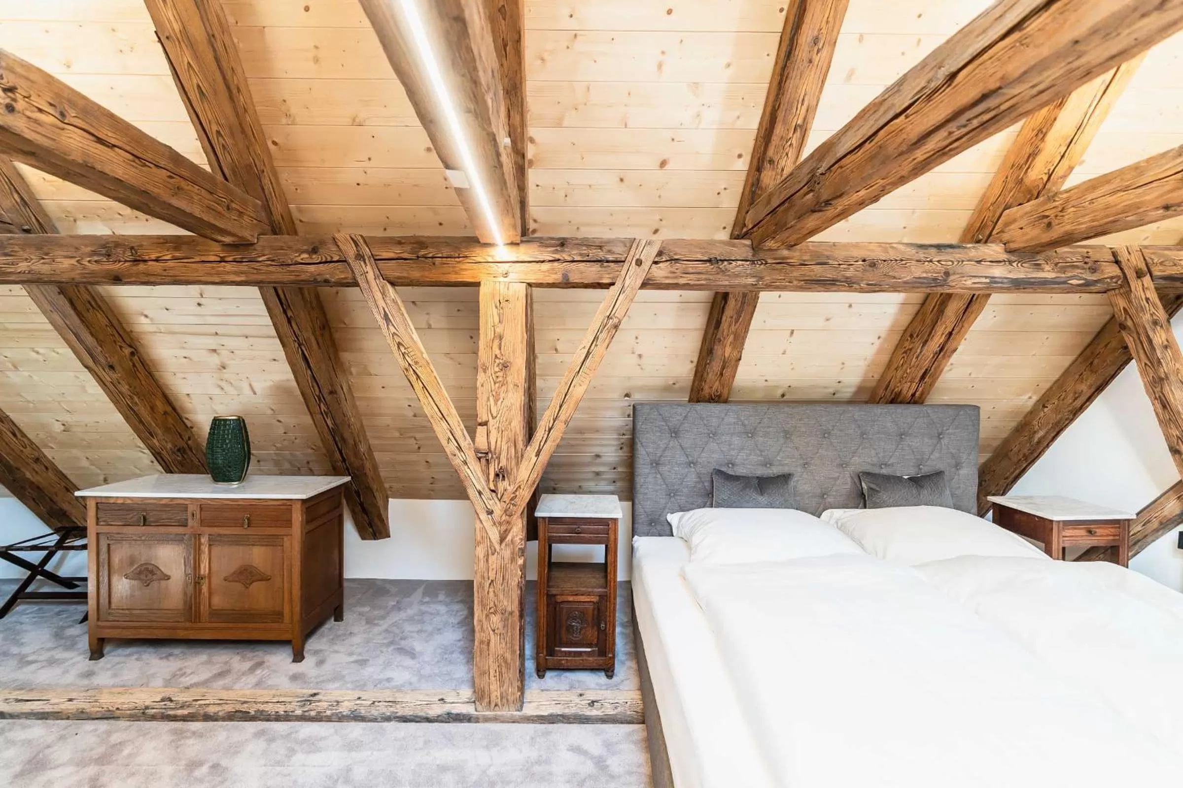 Bed in Altstadthotel Bachbräu