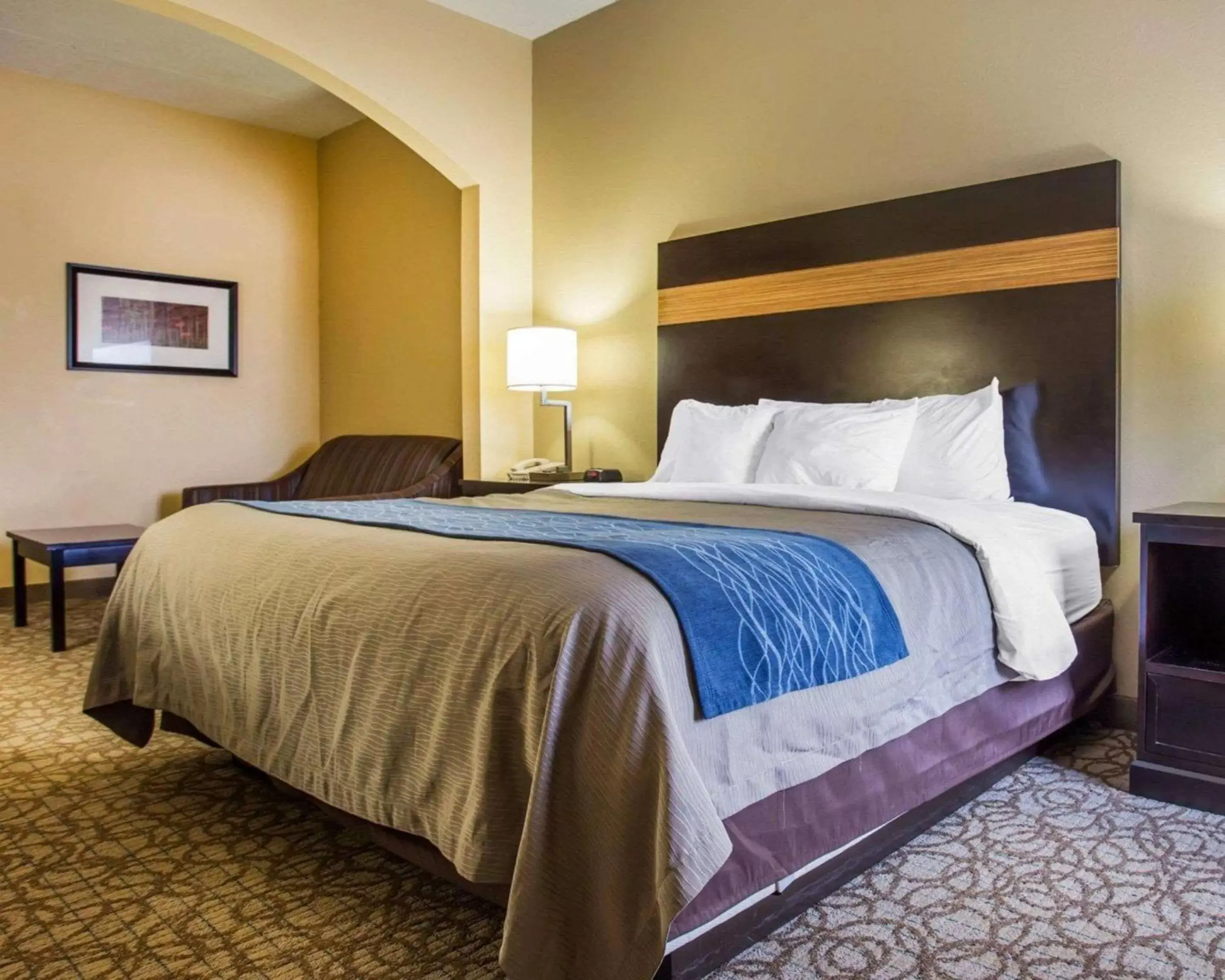 Photo of the whole room, Bed in Comfort Inn & Suites at Stone Mountain