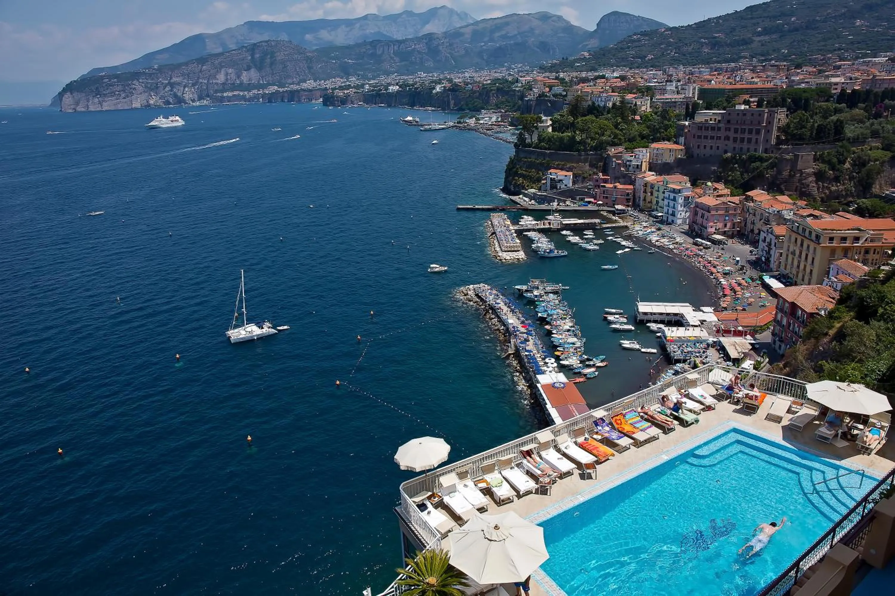 Bird's eye view in Hotel Belair