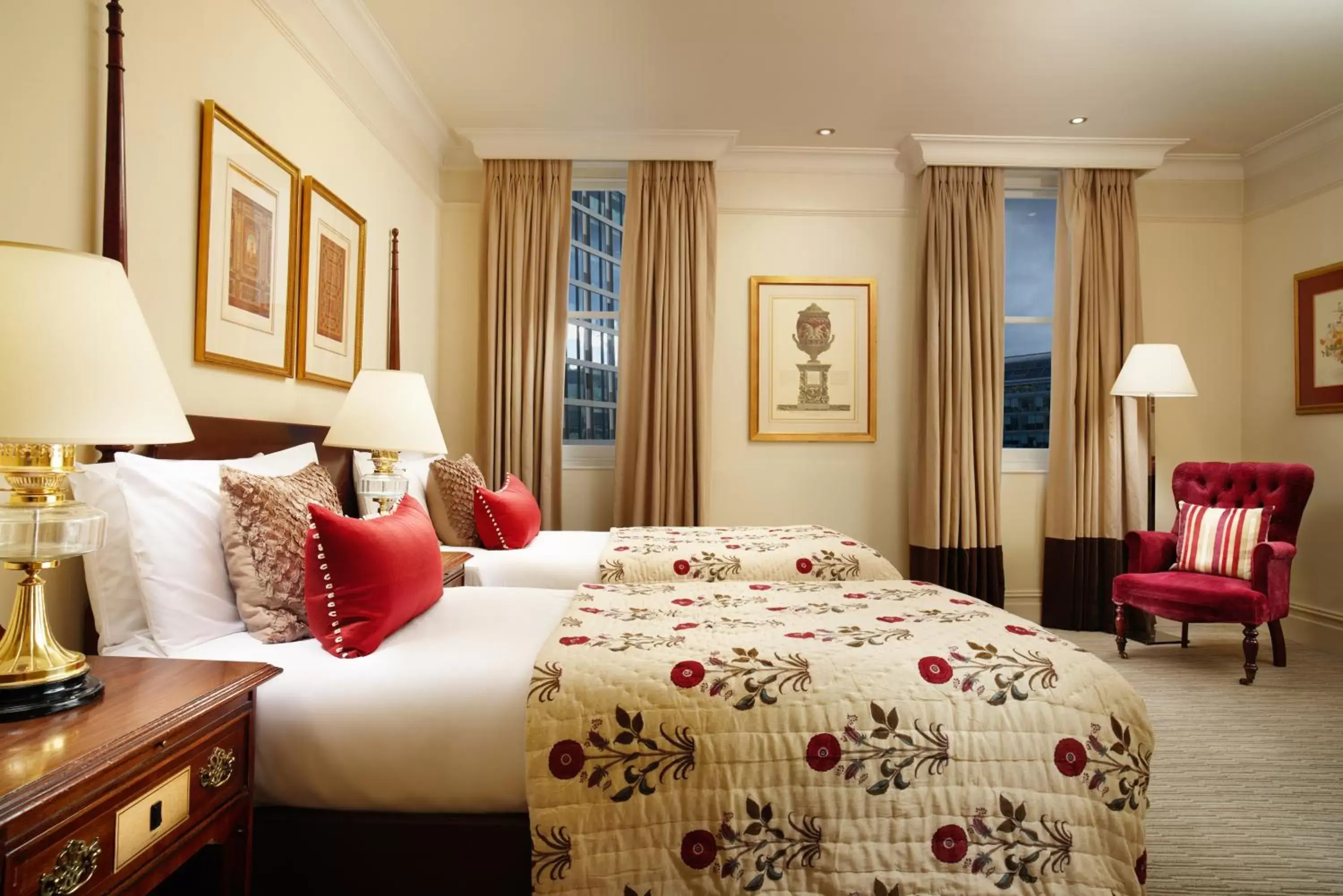 Bed in St. James' Court, A Taj Hotel, London