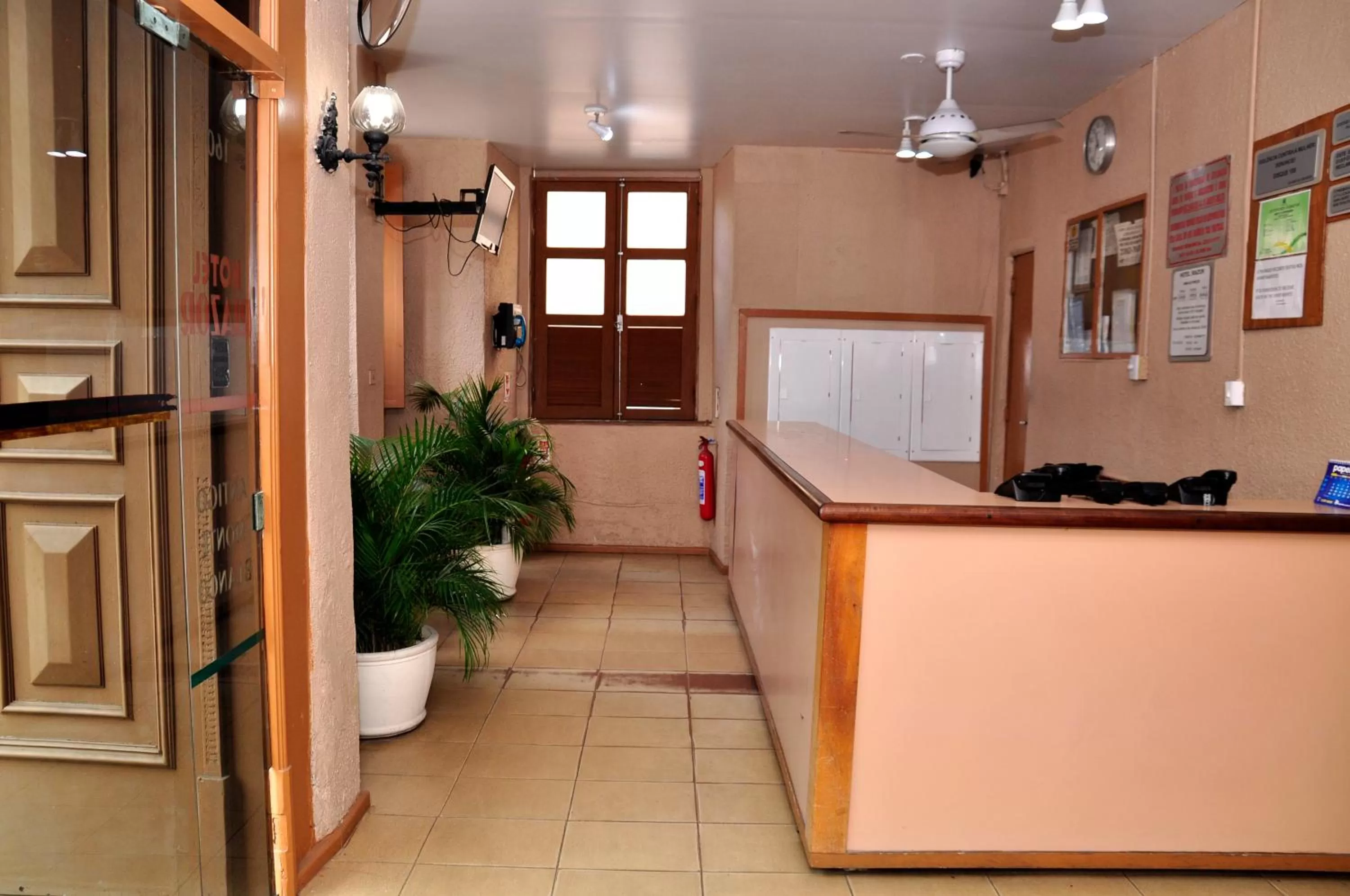 Lobby or reception in Hotel Plaza Riazor