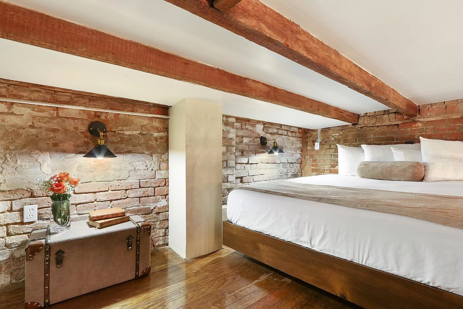 Bed in French Quarter Mansion