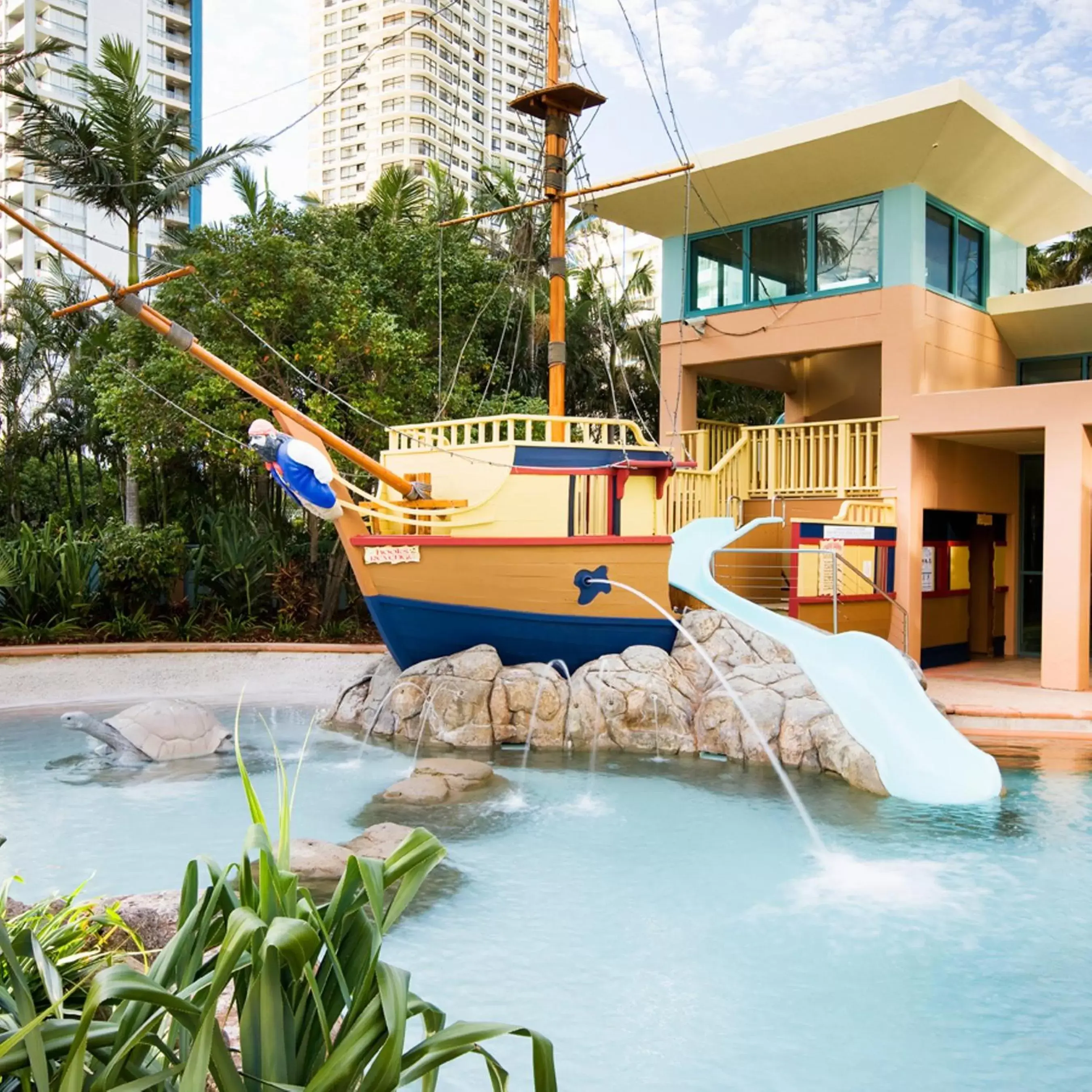 Swimming pool in Mantra Crown Towers