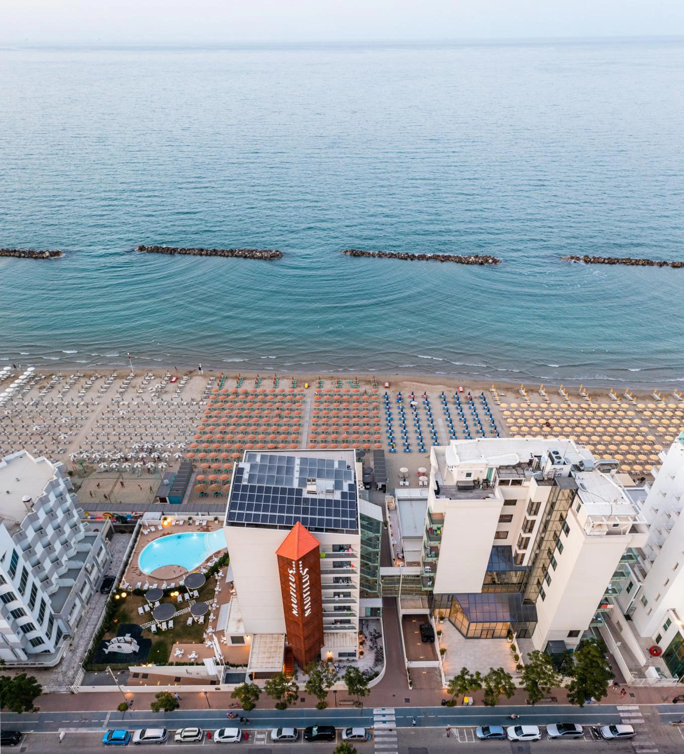 Bird's eye view in Nautilus Family Hotel