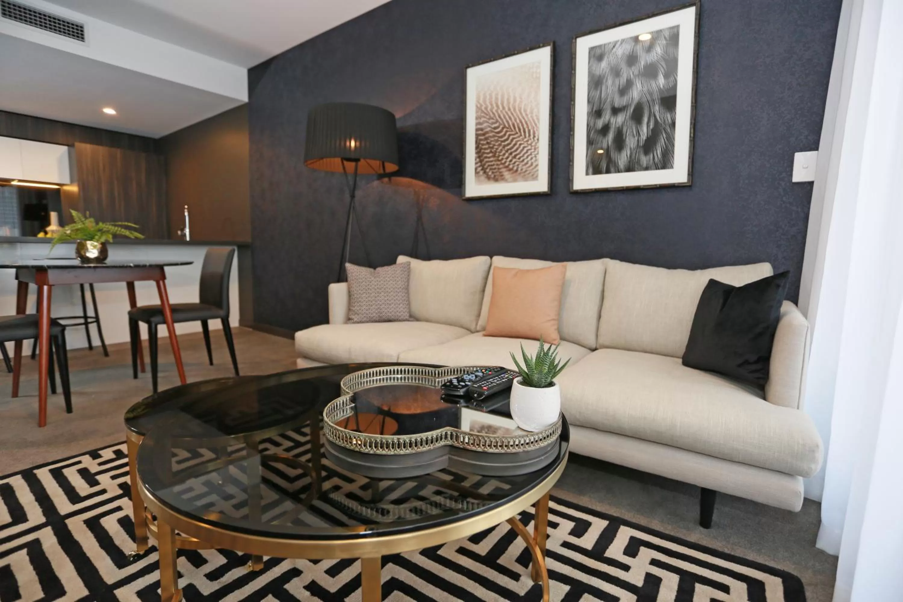 Living room in Alex Perry Hotel & Apartments