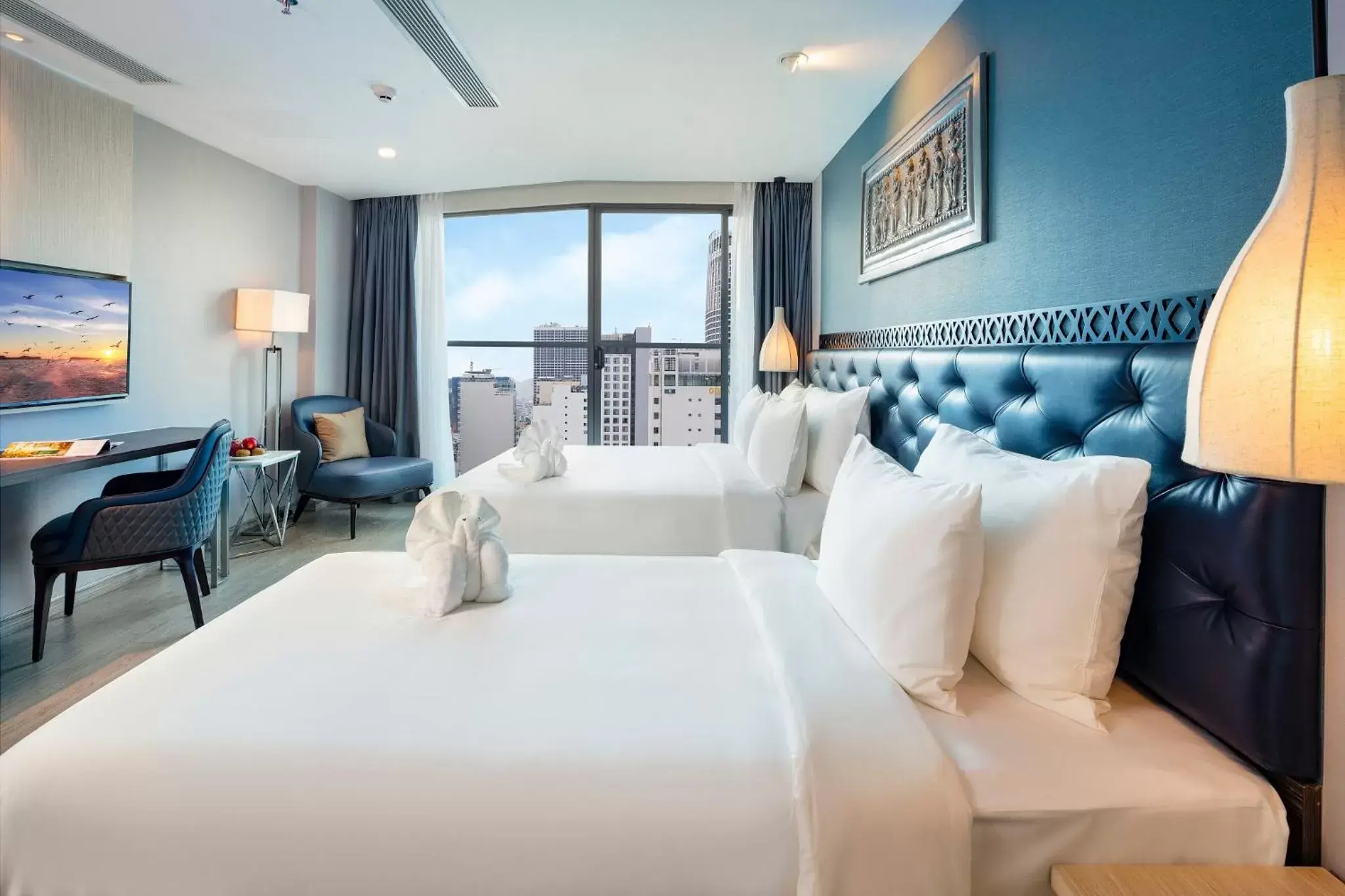 Photo of the whole room, Bed in Erica Nha Trang Hotel Photo of the whole room, Bed in Erica Nha Trang Hotel