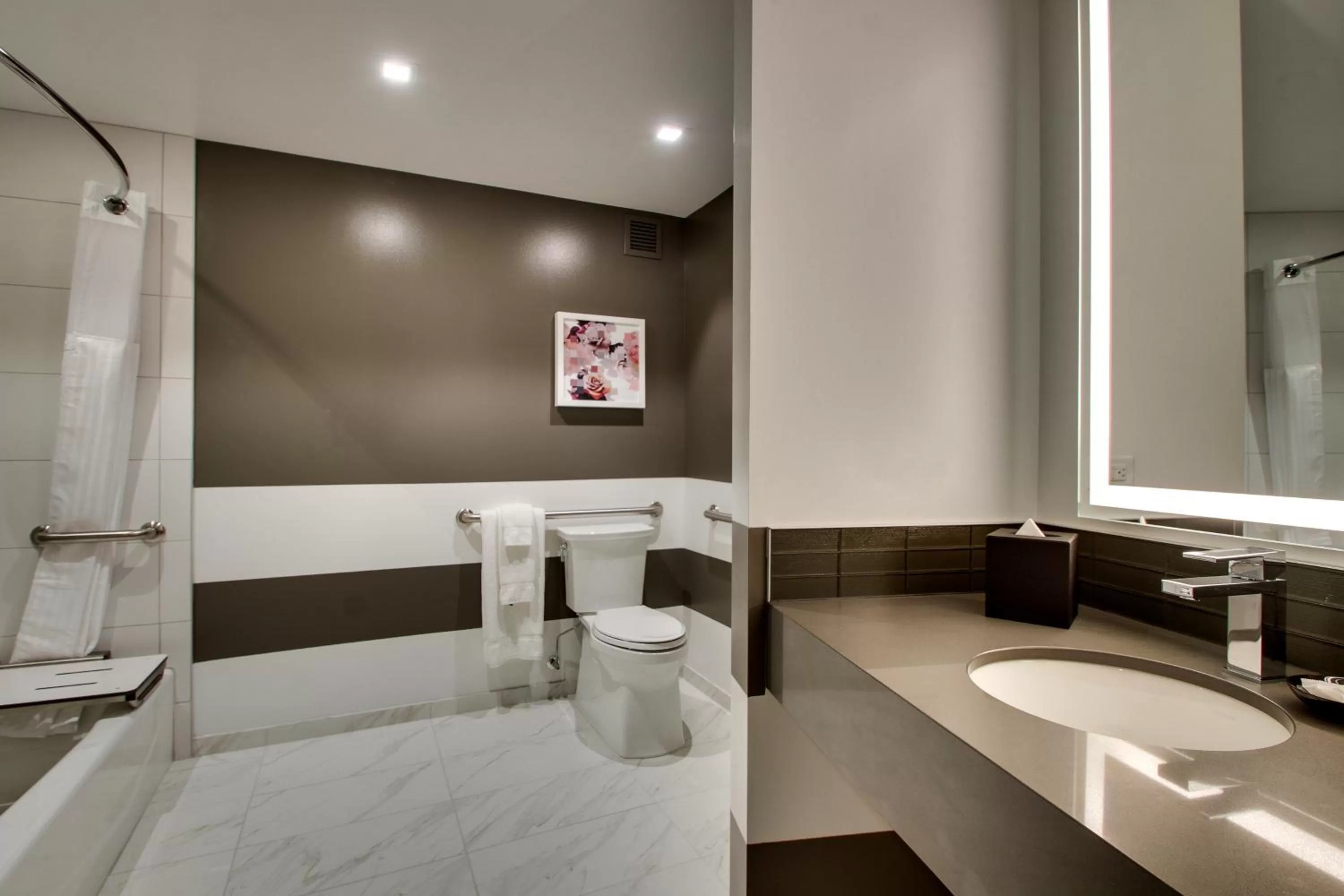 Bath in The Rose Chicago, Tapestry Collection By Hilton