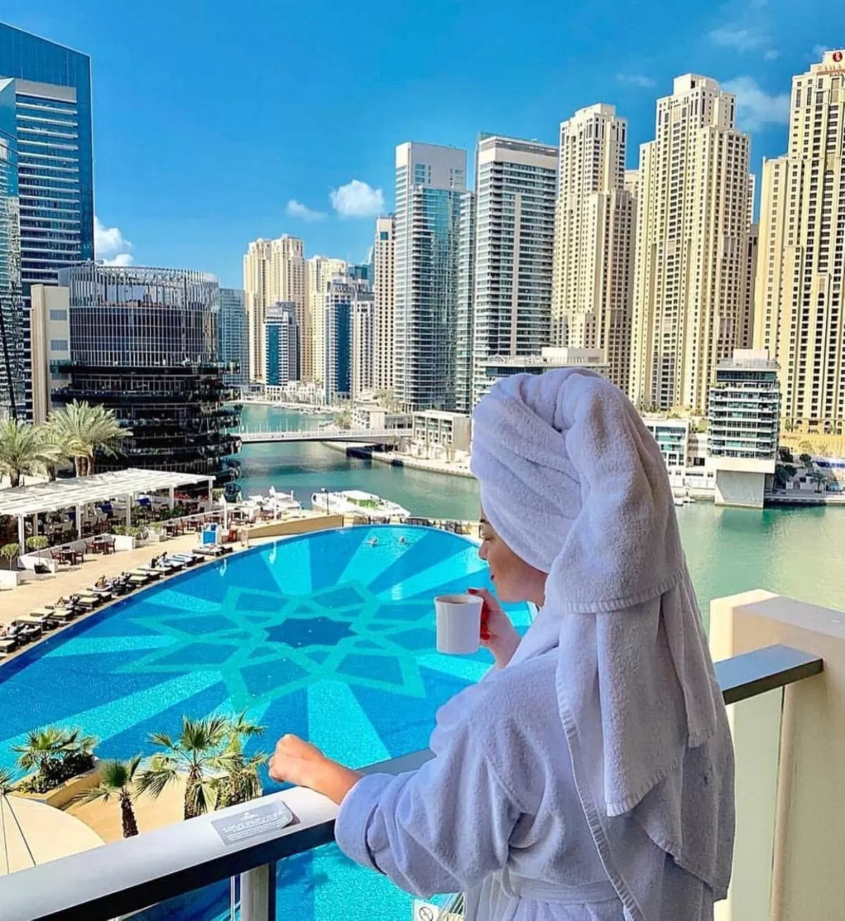 View (from property/room) in Emaar Residences Dubai Marina by Qstay - formerly Address Dubai Marina