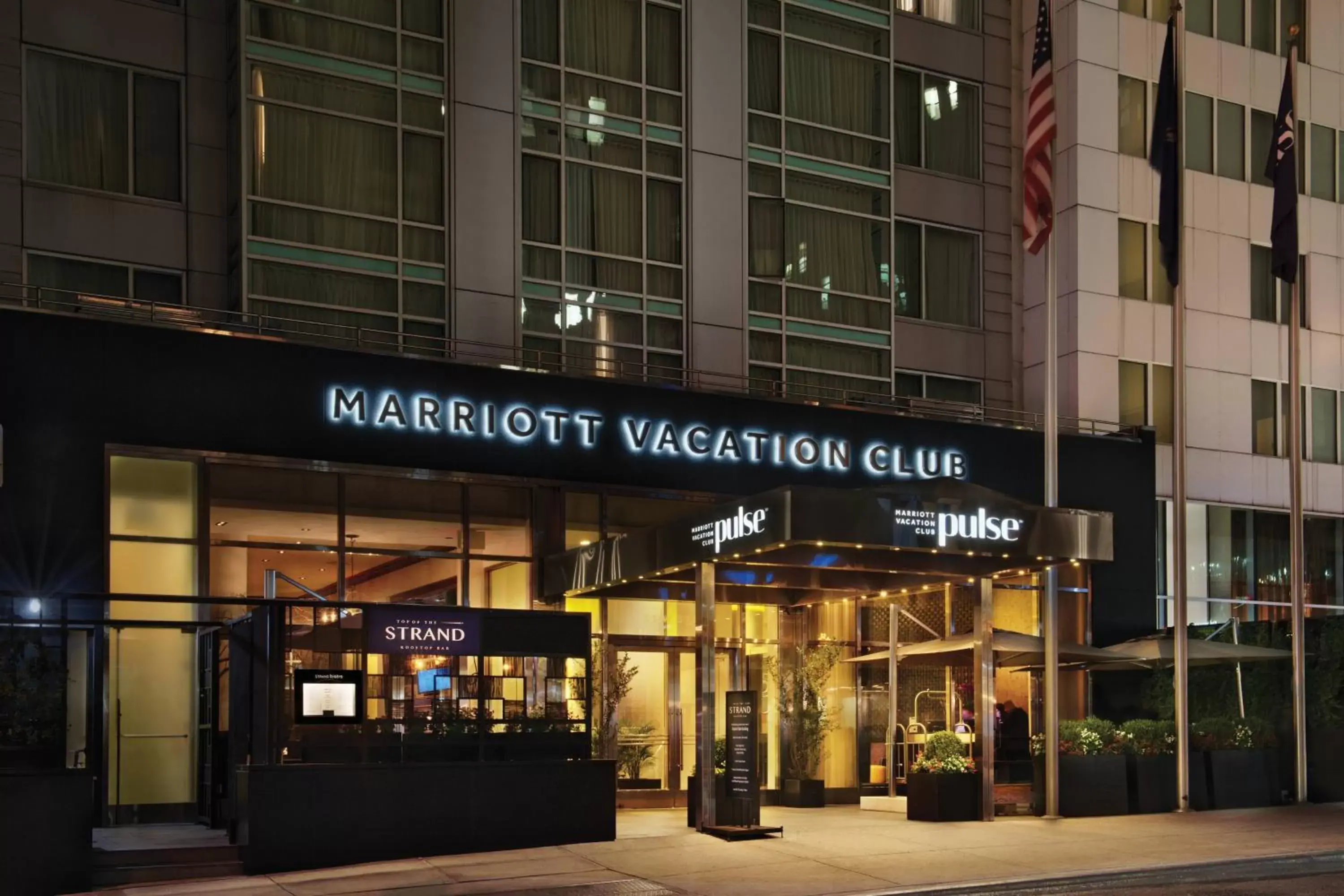Property building in Marriott Vacation Club Pulse, New York City