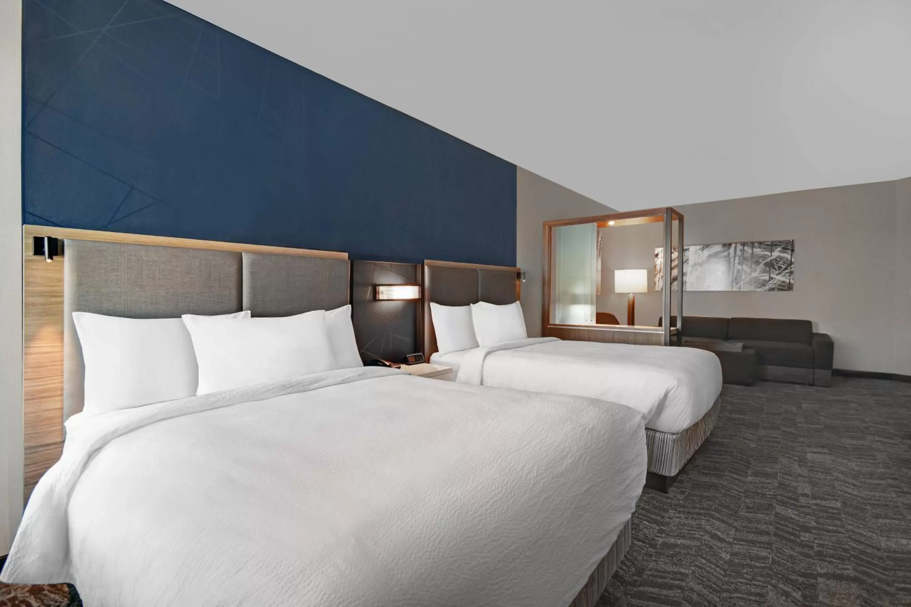 Bedroom, Bed in SpringHill Suites by Marriott St. Paul Arden Hills