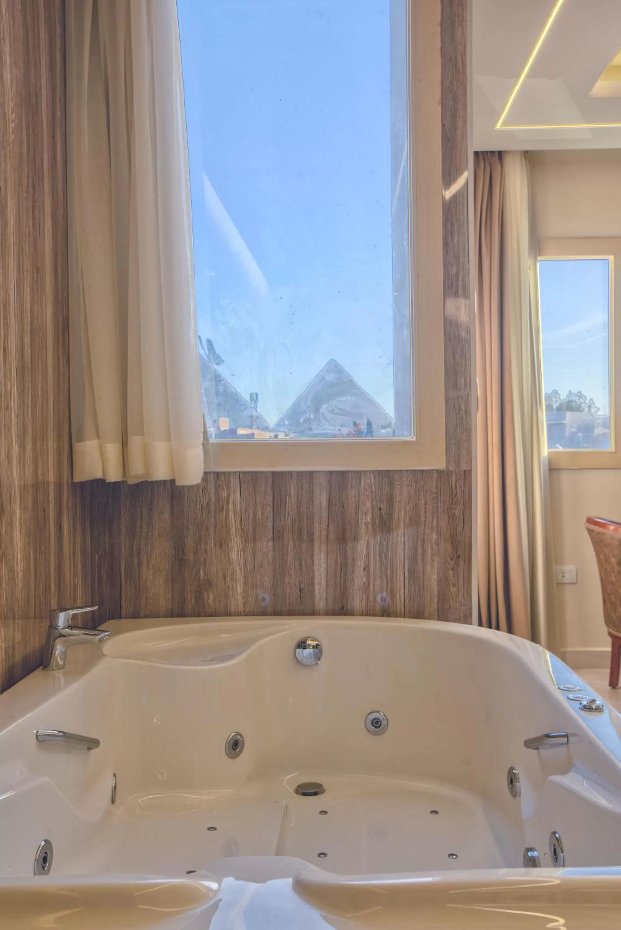 Hot Tub in The Muse Pyramids