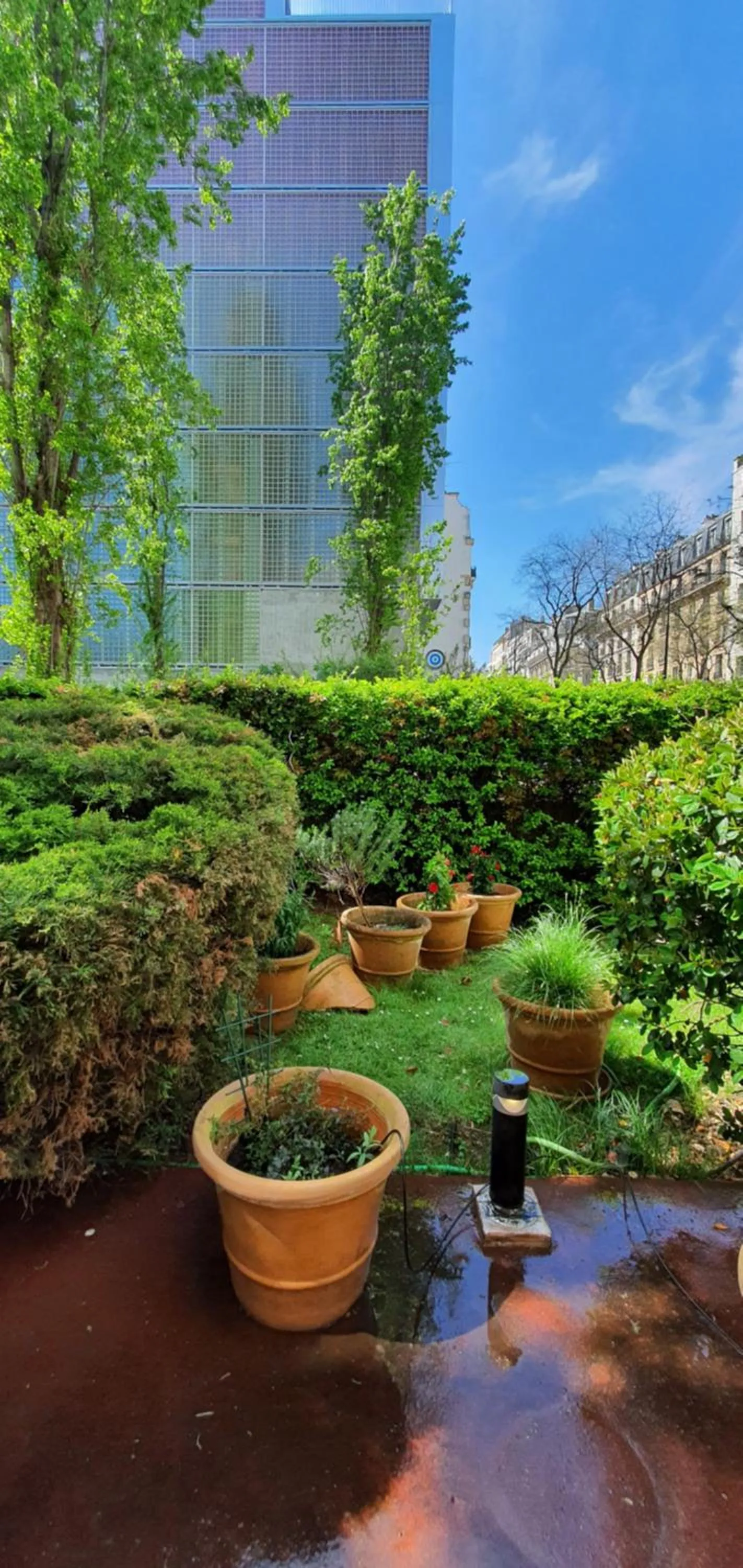 Garden in ibis Styles Paris Tolbiac Bibliotheque