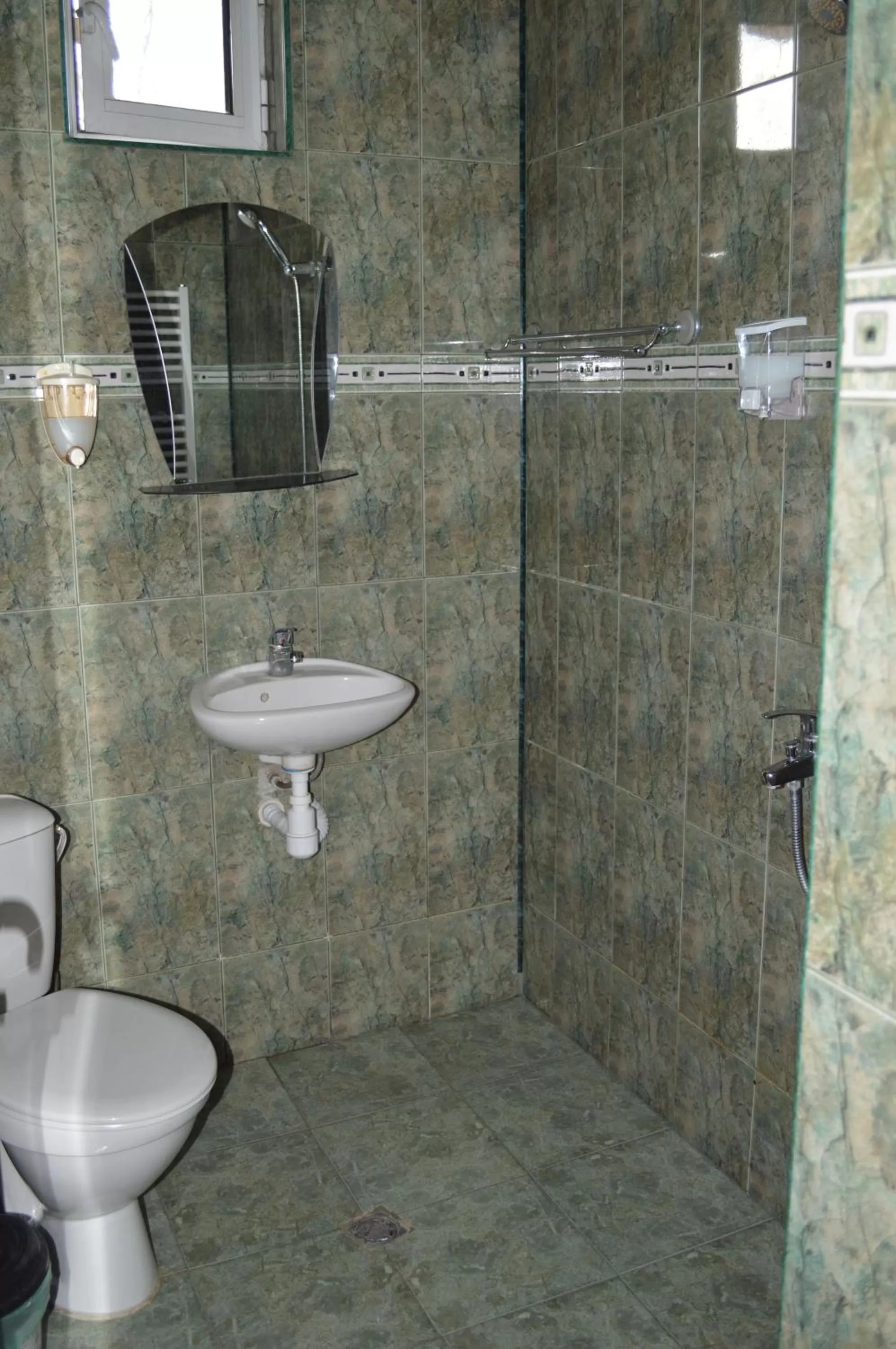 Shower in Dionis Hotel