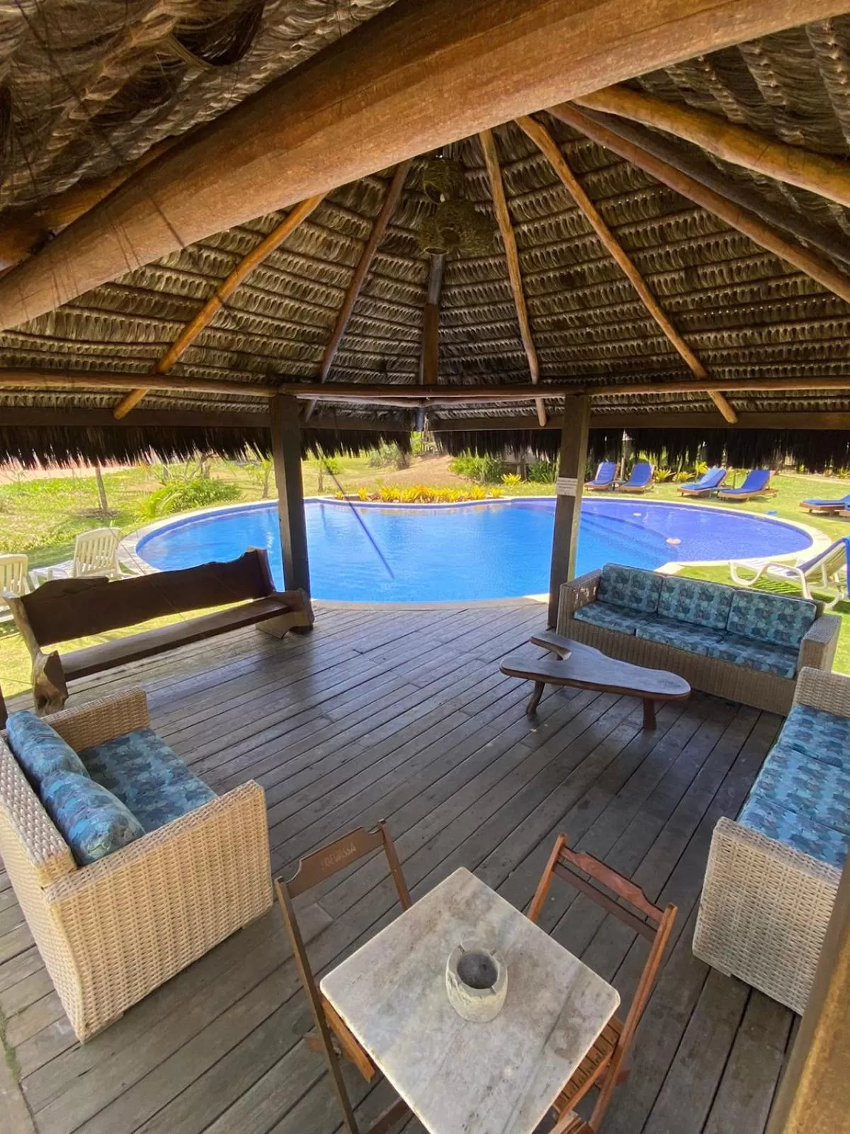 Pool view in Pousada Bahia Boa