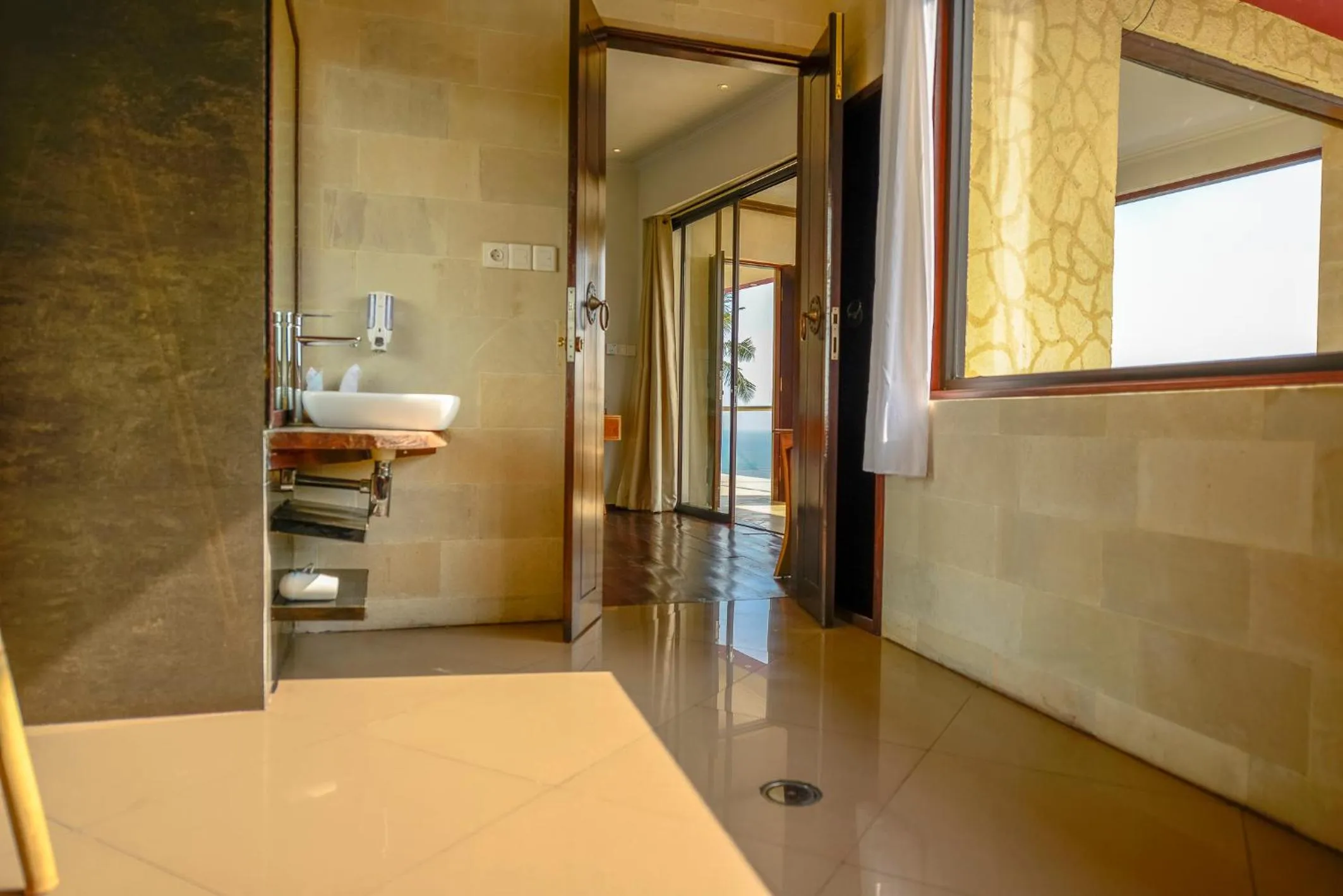 Shower in Villa Umbrella Lombok