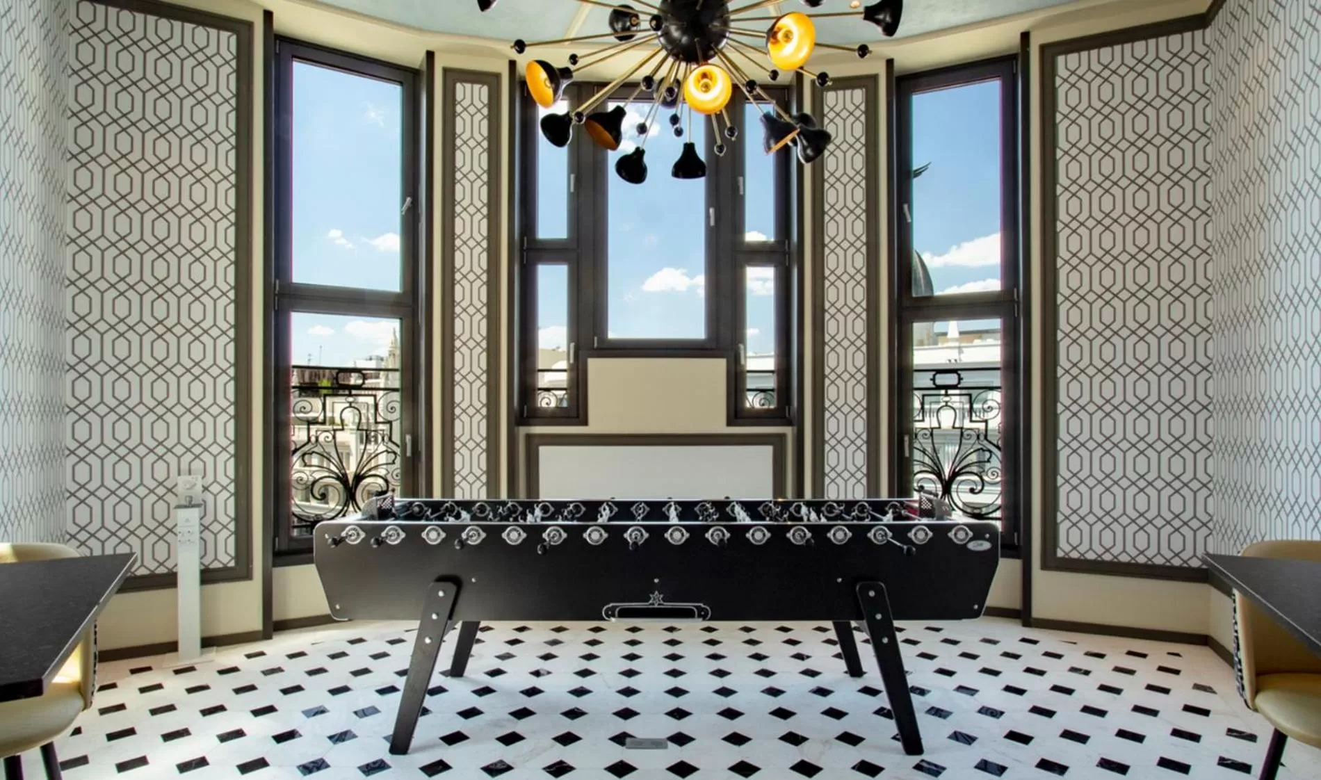 Game Room in Pestana CR7 Gran Vía Madrid