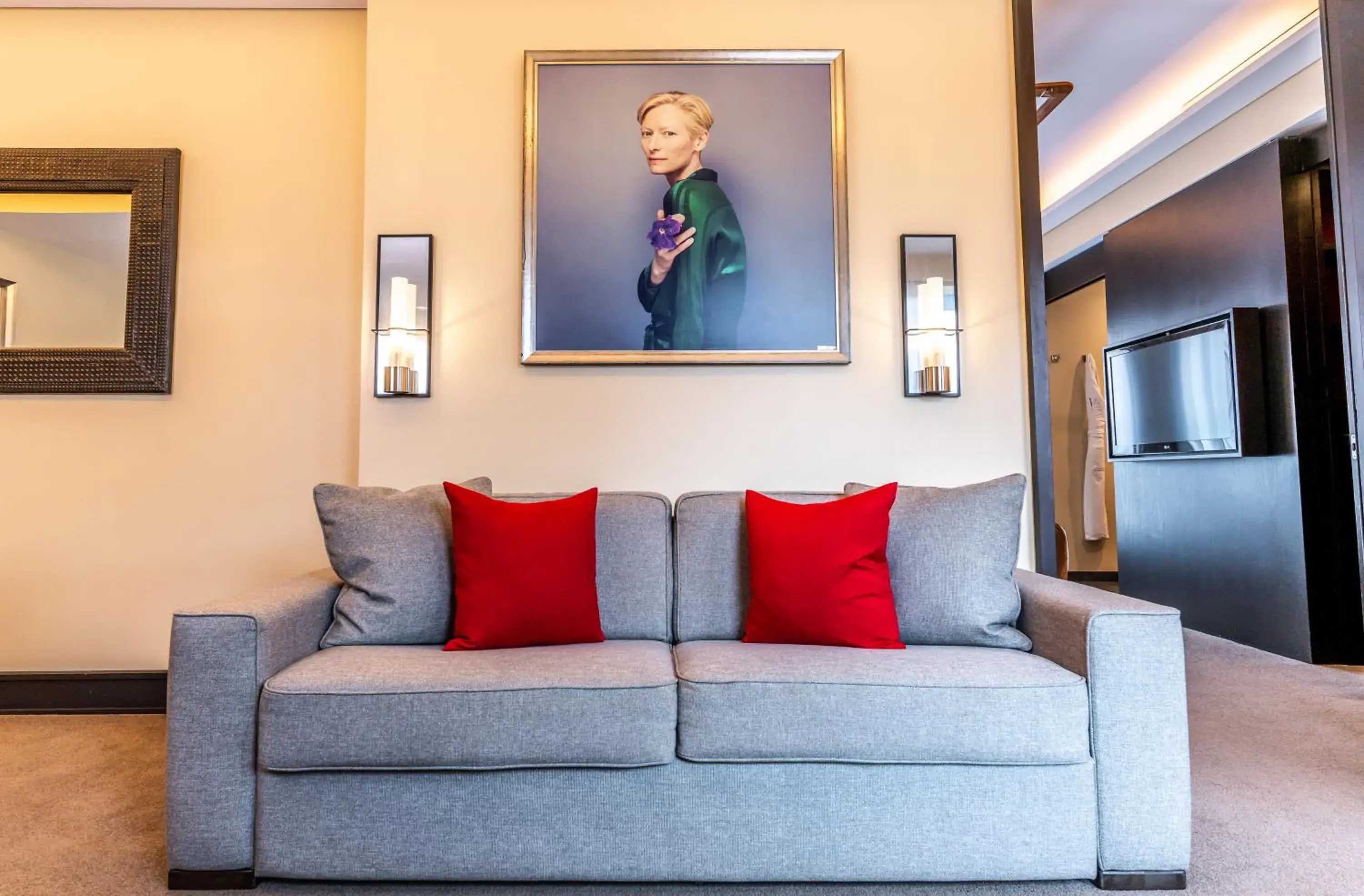 Living room, Seating Area in Five Seas Hotel Cannes, a Member of Design Hotels