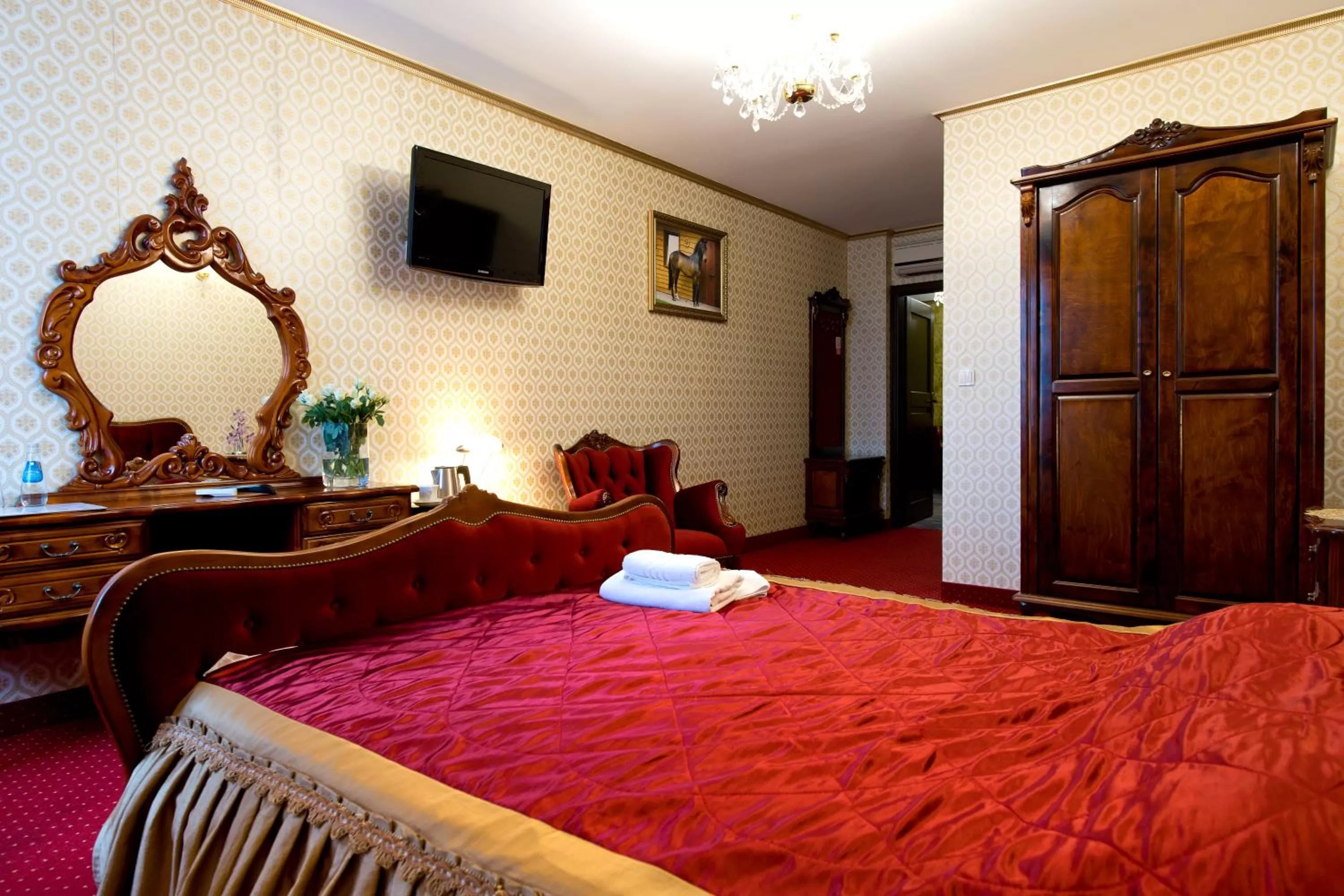 Bed in Hotel Campari