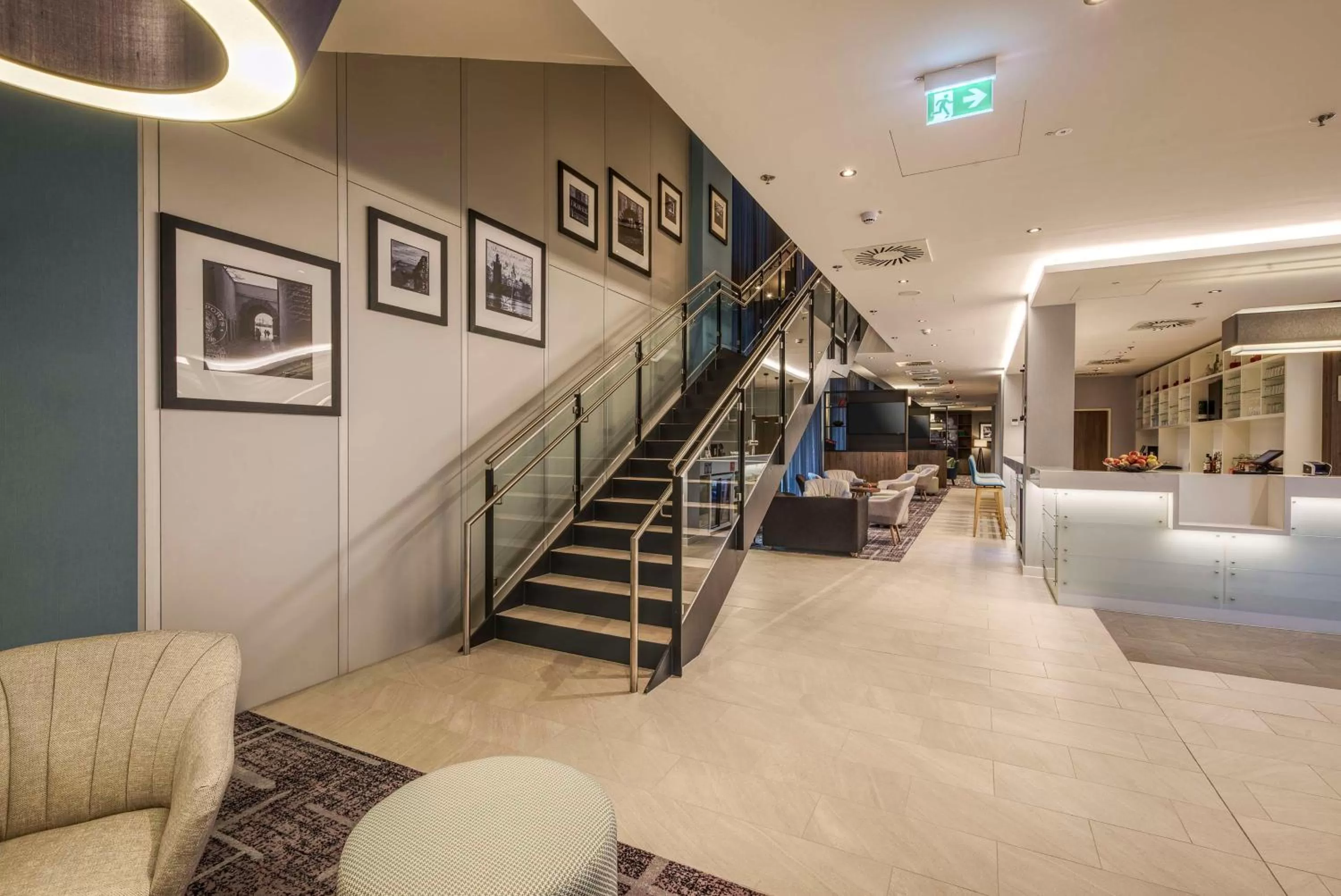 Lobby or reception in Hampton by Hilton Stuttgart City Centre