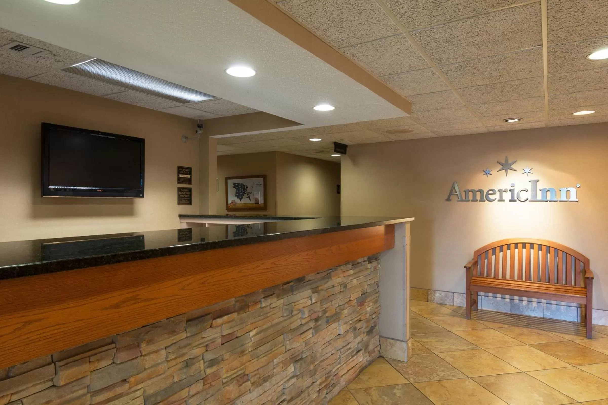 Lobby or reception in AmericInn by Wyndham Madison West