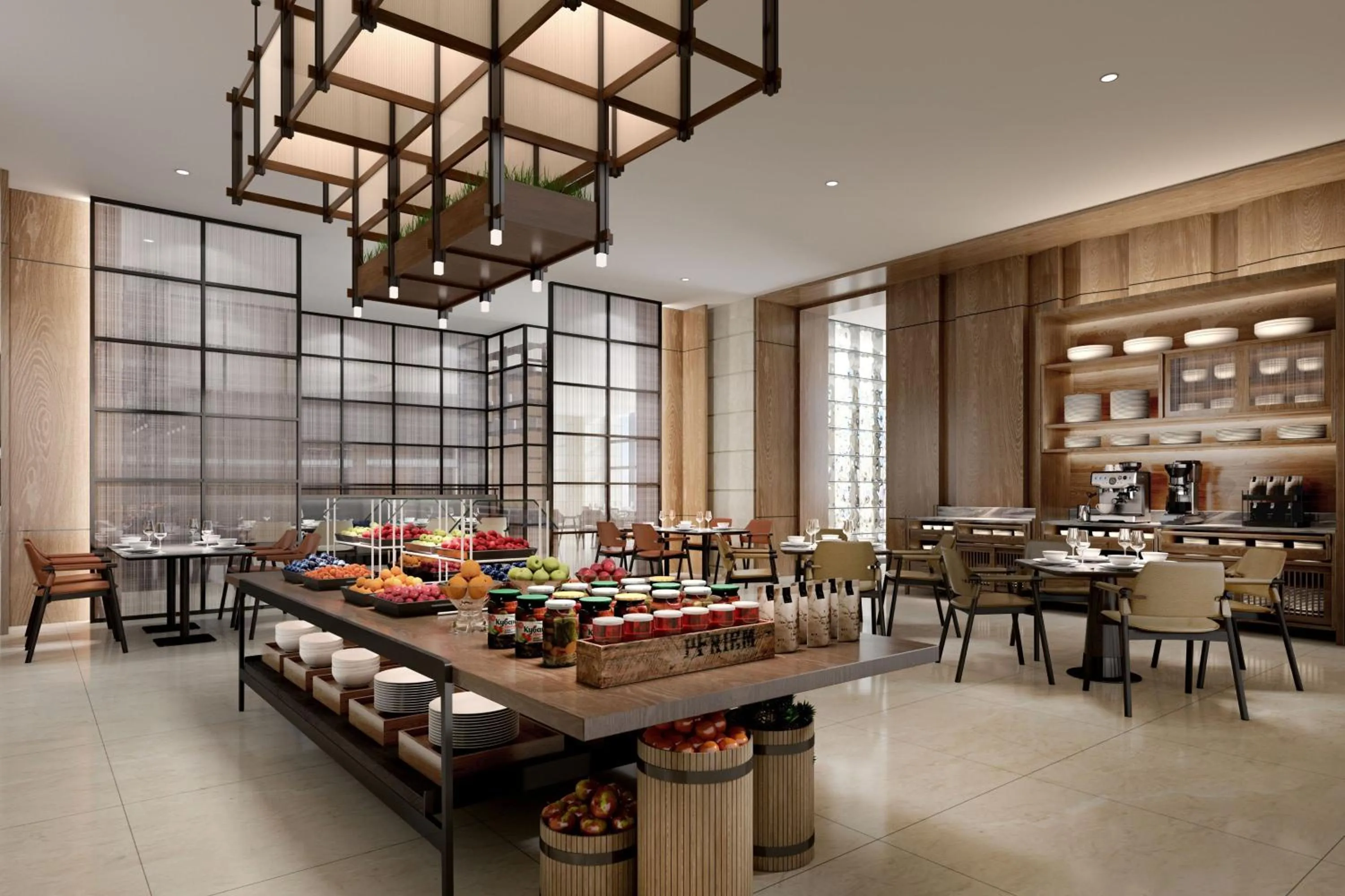 Restaurant/places to eat in Sheraton Shanghai Pudong Riverside