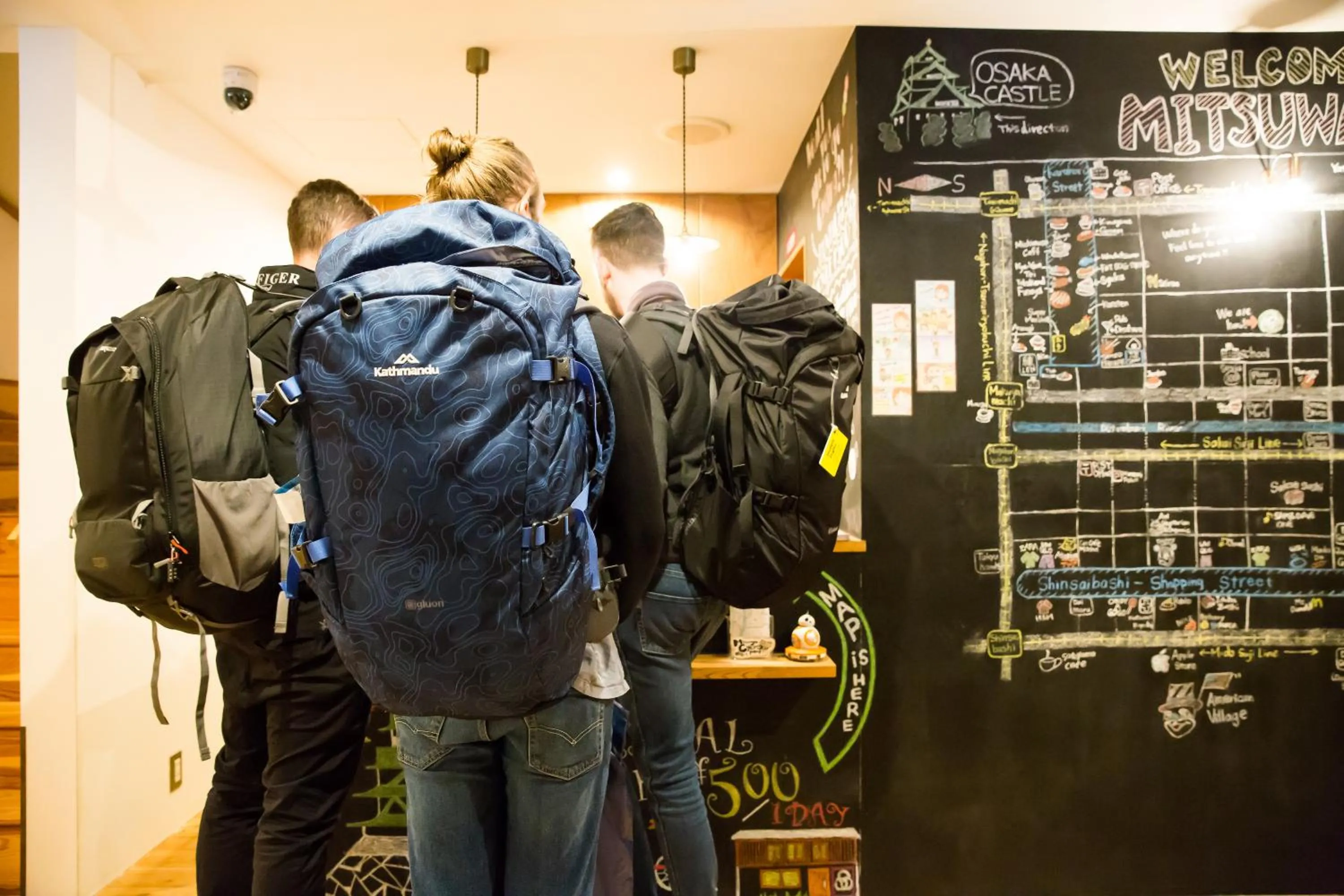 People in Hostel Mitsuwaya Osaka