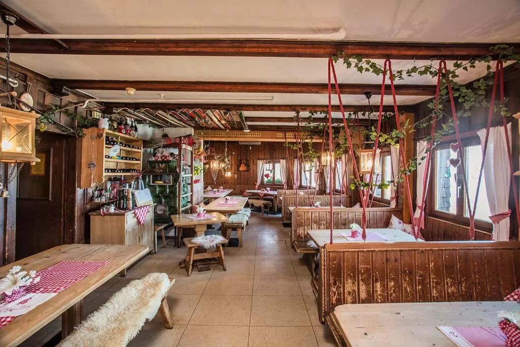 Hocheckhuette On Top of the Kitzbuehel Hahnenkamm Mountain