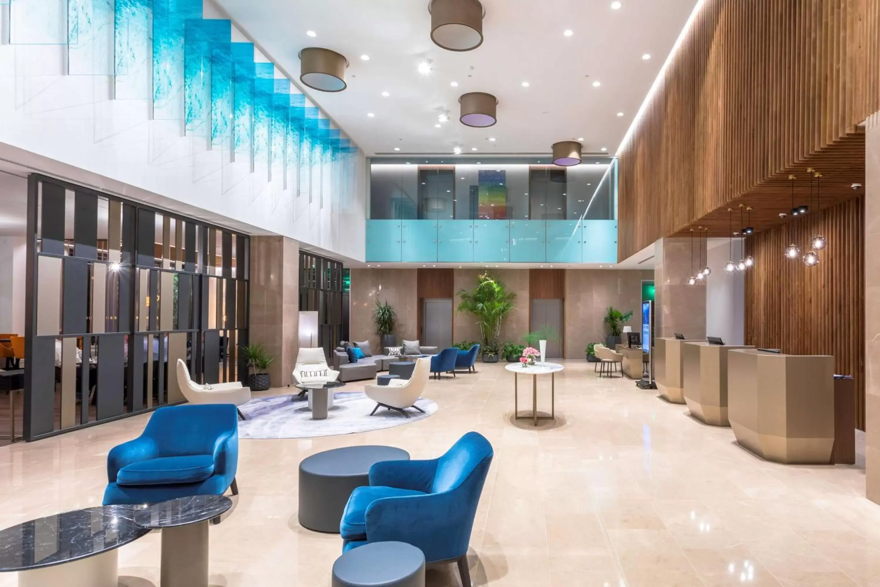 Lobby or reception, Lobby/Reception in Radisson Blu Hotel, Larnaca