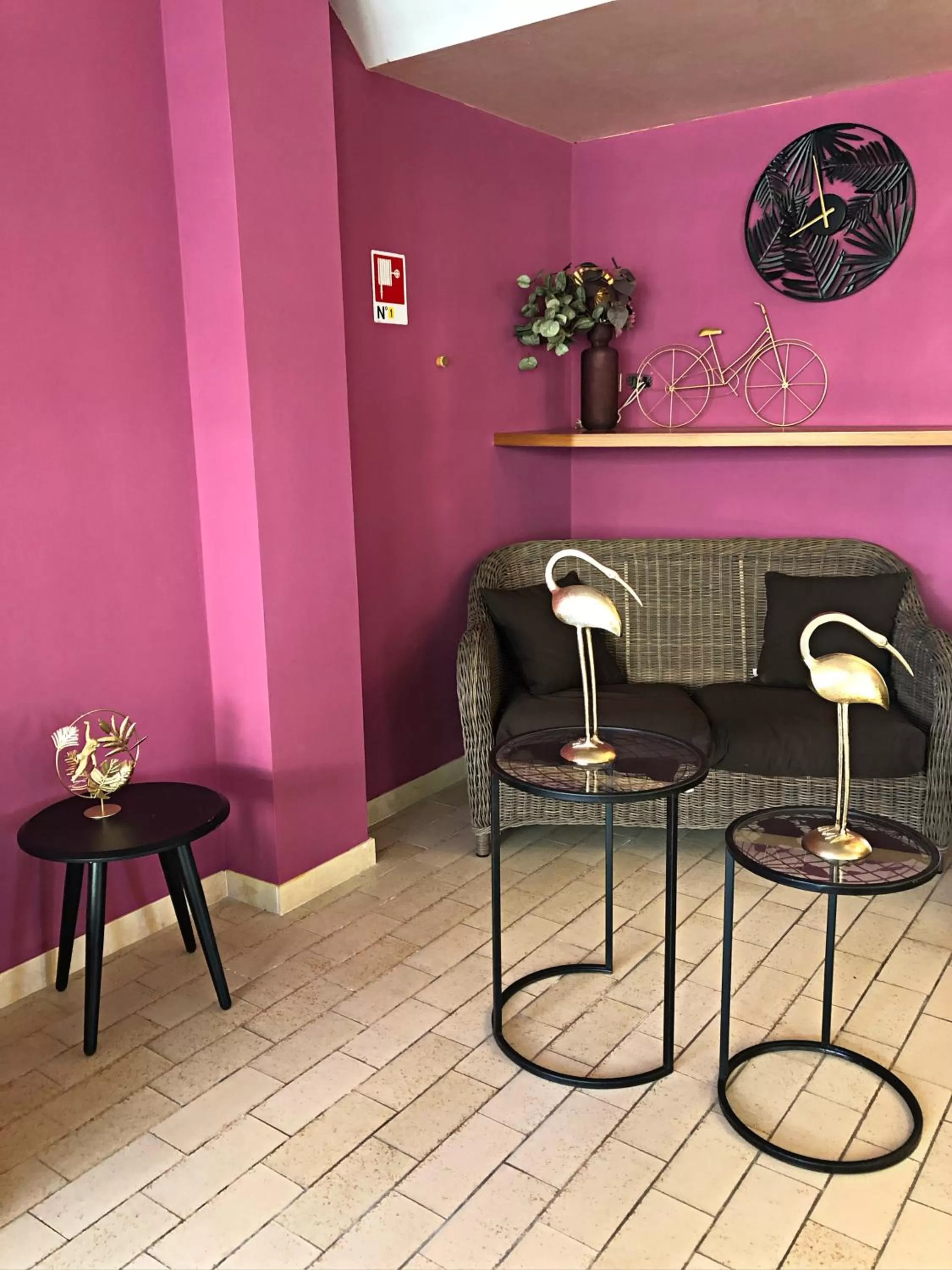 Lobby or reception in Hotel del Falco